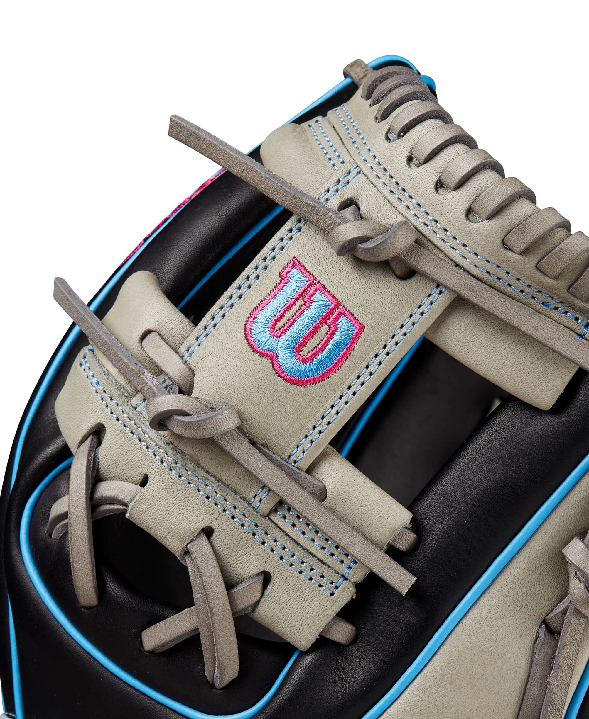 Wilson 2024 A1000 DP15 Black/Grey/Cool Blue/Pink 11.5" - Image 6