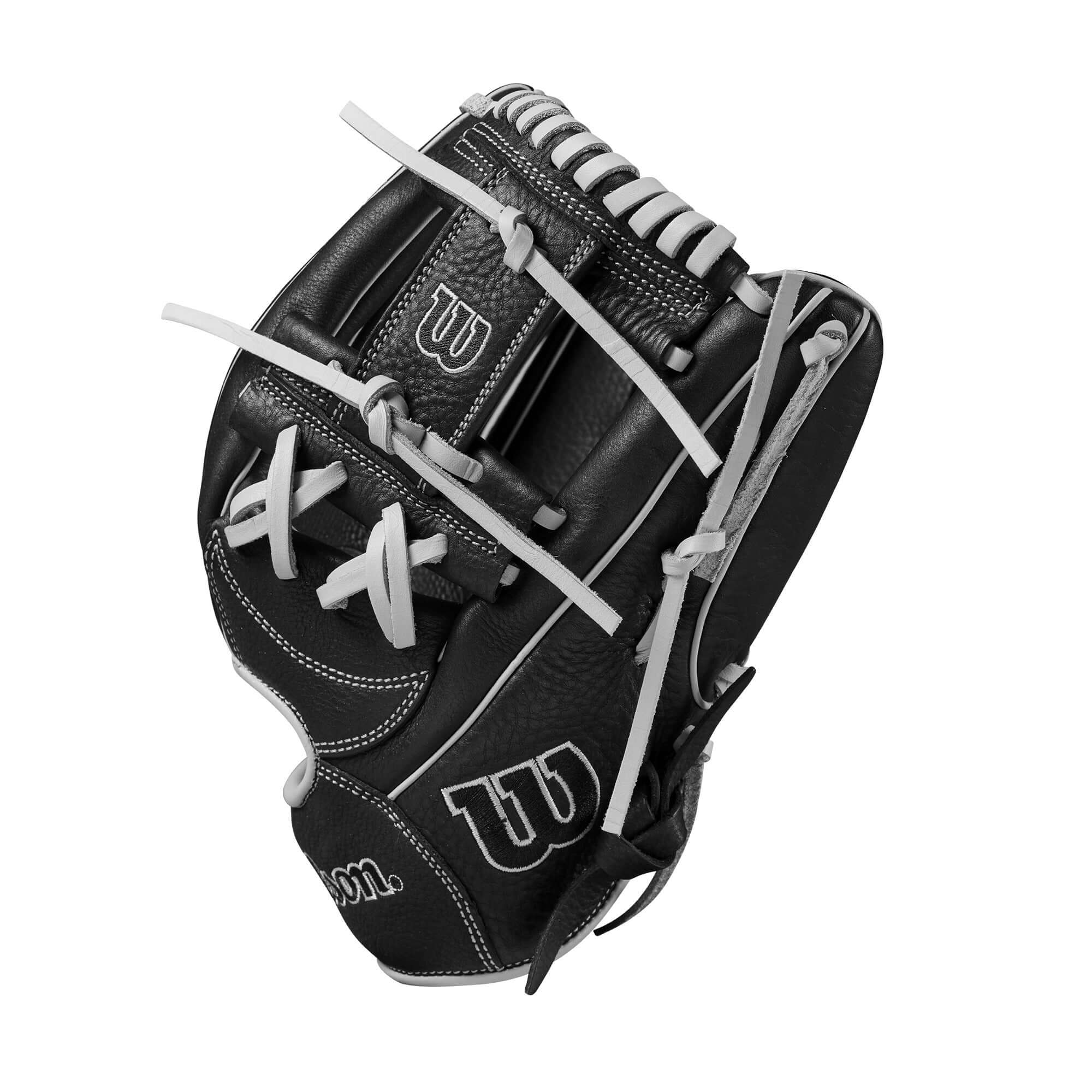 Wilson 2024 A1000 H75 Infield Fastpitch Softball Glove Black/Silver 11.75" - Image 4
