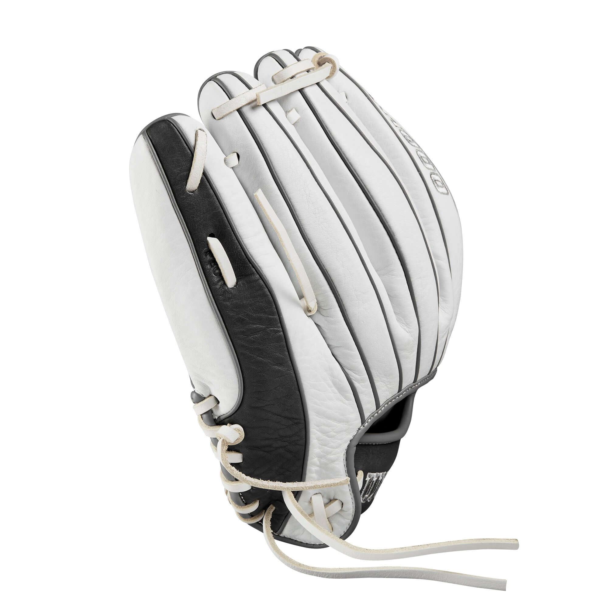Wilson 2024 A1000 P12 Pitcher's Fastpitch Softball Glove White/Grey 12" - Image 6