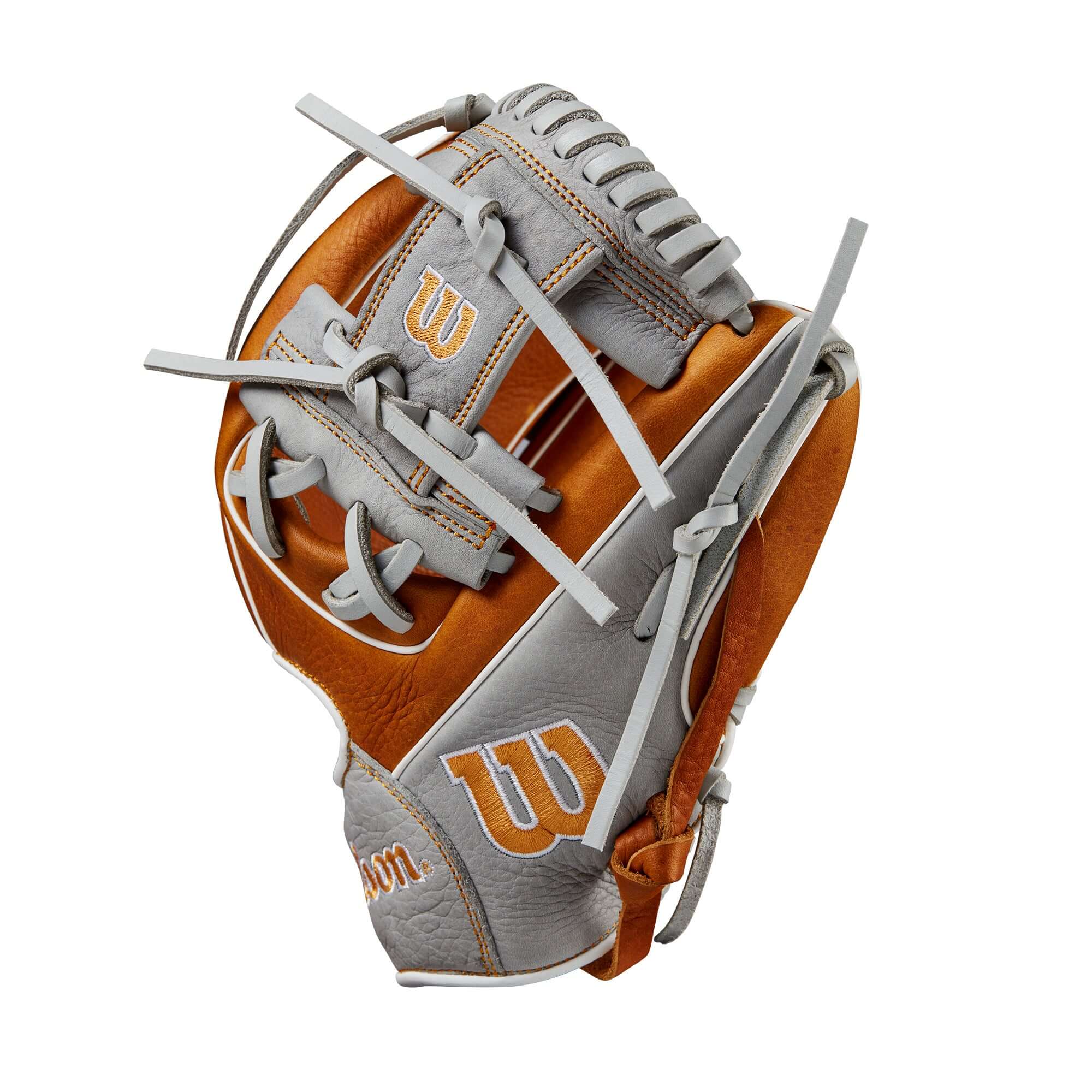 Wilson 2024 A1000 PF11 Infield Baseball Glove Saddle Tan/Silver/Wh 11" - Image 4