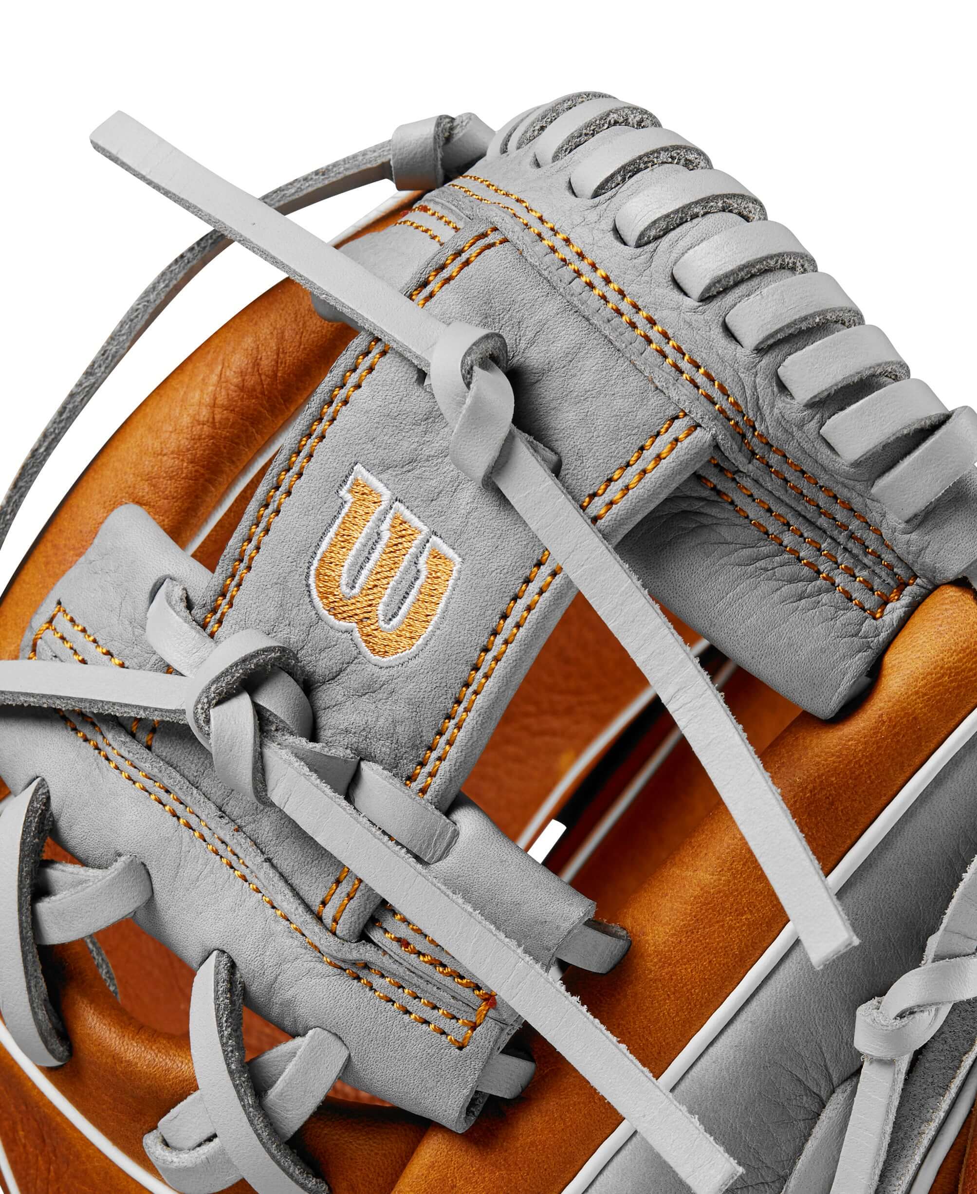 Wilson 2024 A1000 PF11 Infield Baseball Glove Saddle Tan/Silver/Wh 11" - Image 6