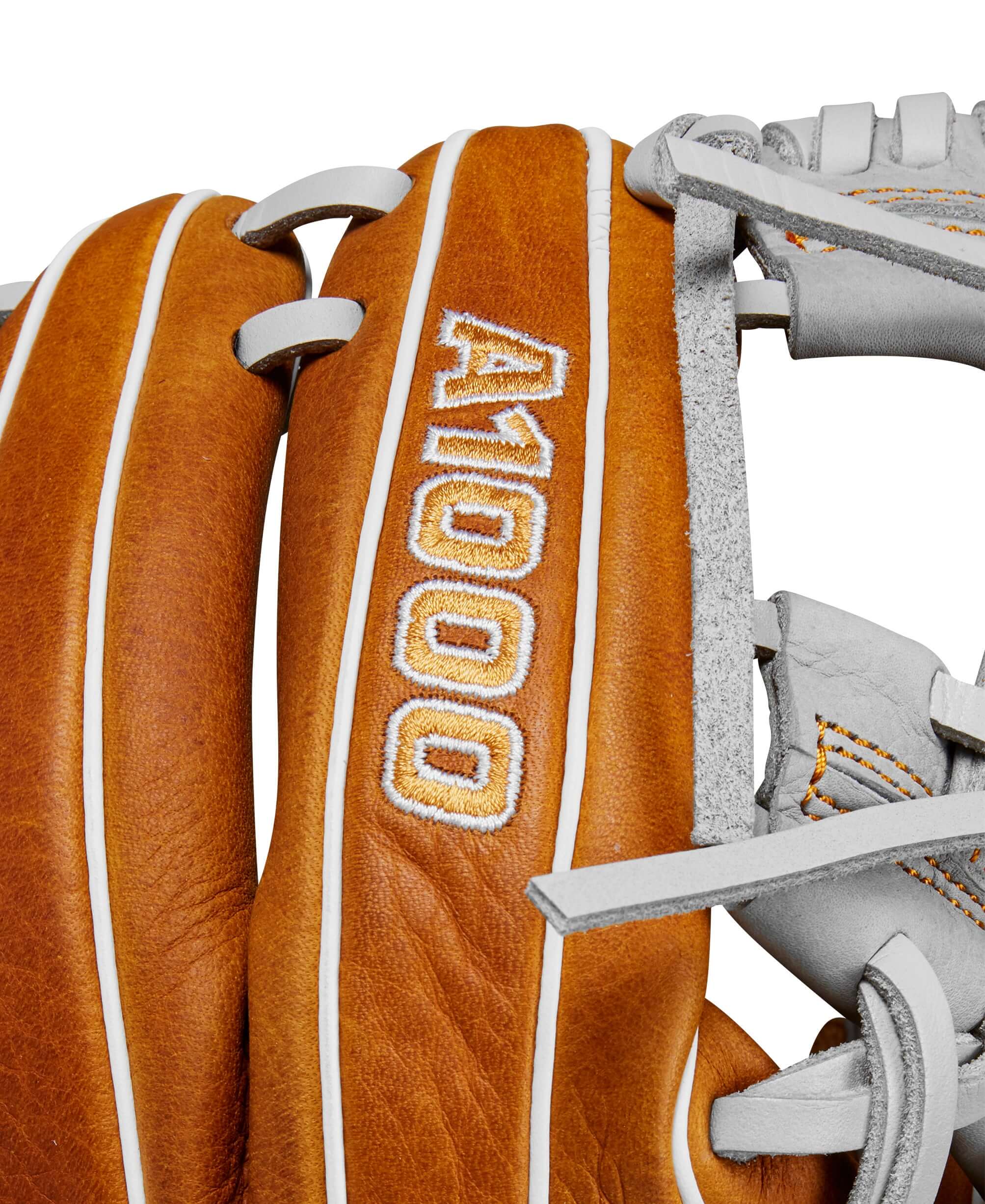 Wilson 2024 A1000 PF11 Infield Baseball Glove Saddle Tan/Silver/Wh 11" - Image 7