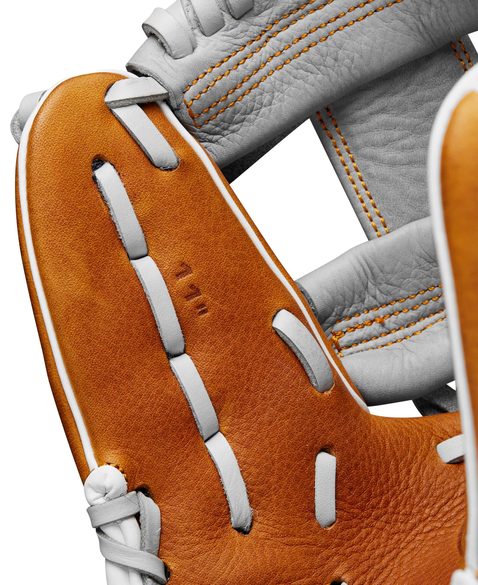 Wilson 2024 A1000 PF11 Infield Baseball Glove Saddle Tan/Silver/Wh 11" - Image 8