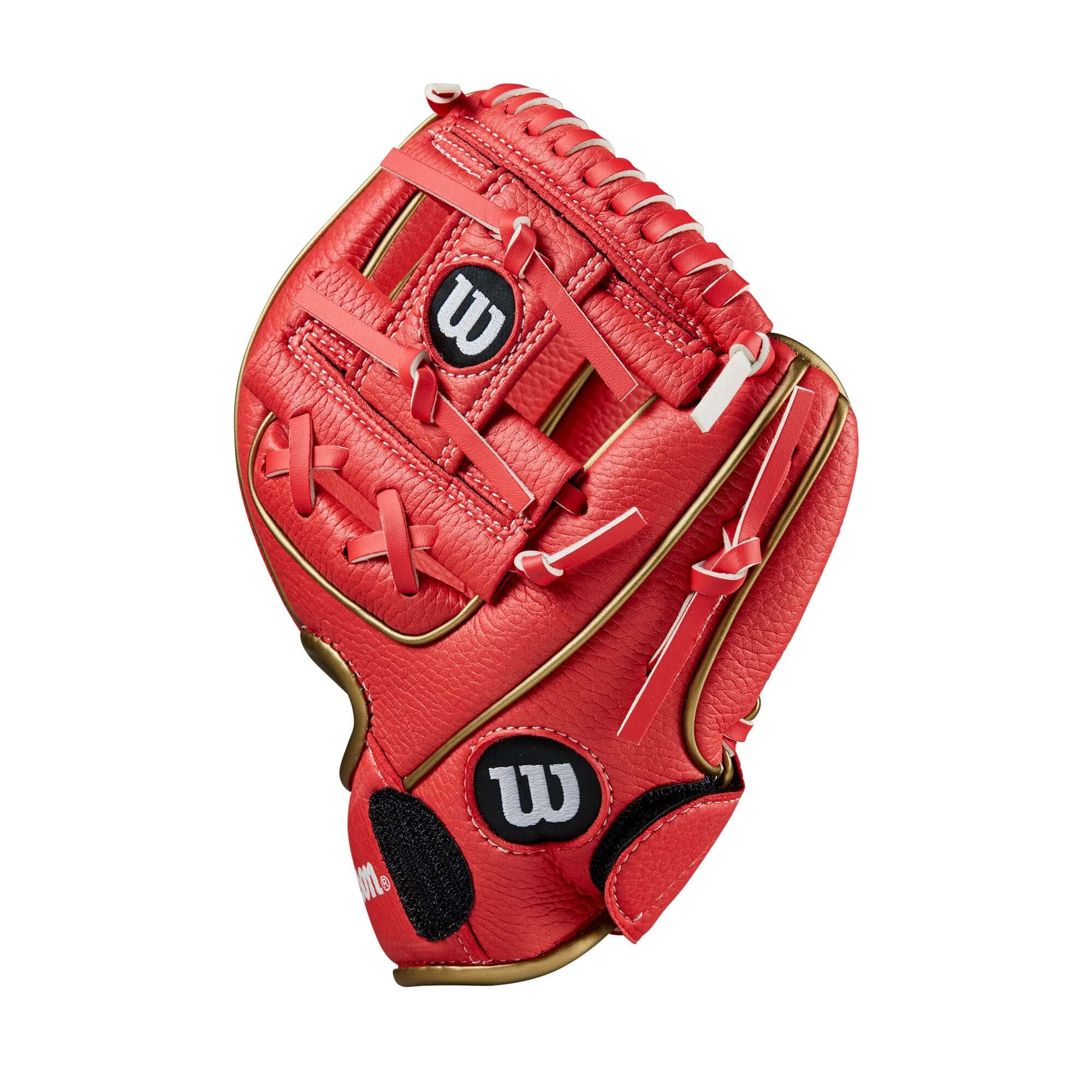 Wilson 2024 A200 EZ Catch 9" Red Gold Red/MTGold - Image 4