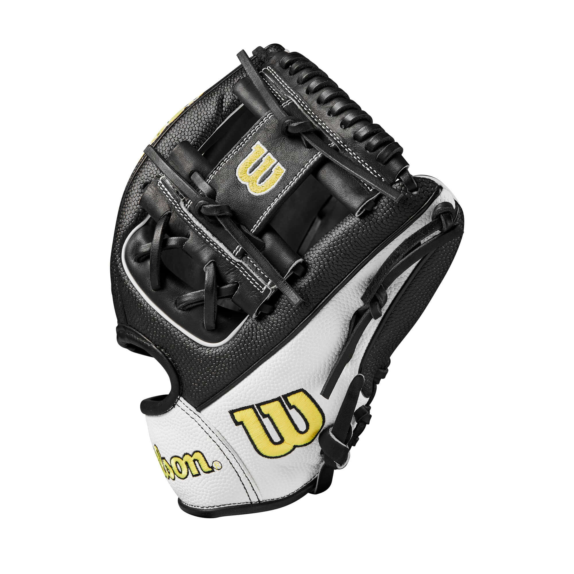 Wilson 2024 A2000 1786SS Black/White 11.5" Infield Glove - Image 4