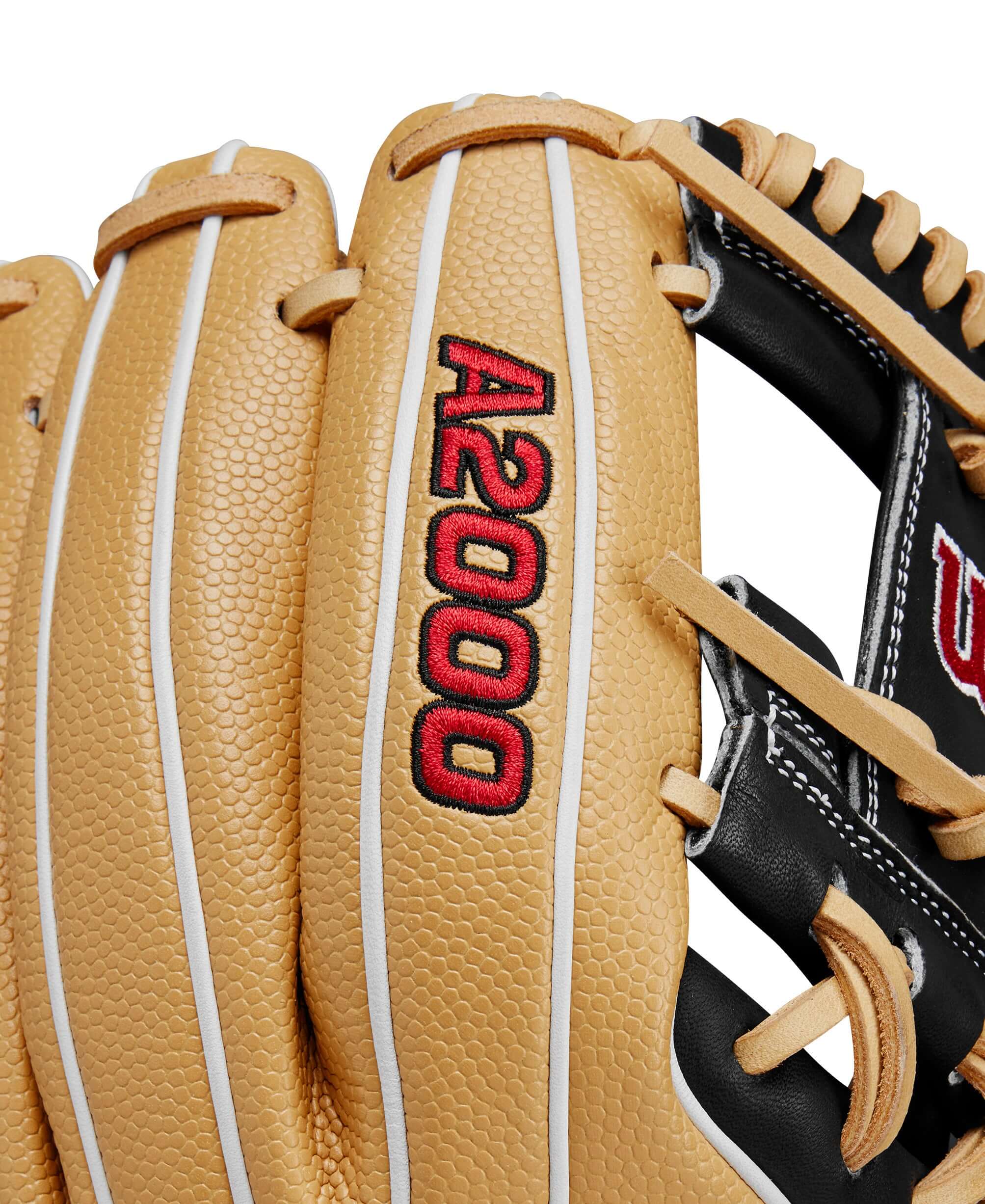 Wilson 2024 A2000 DP15SS Blonde/Black/White 11.5" Infield Glove - Image 7