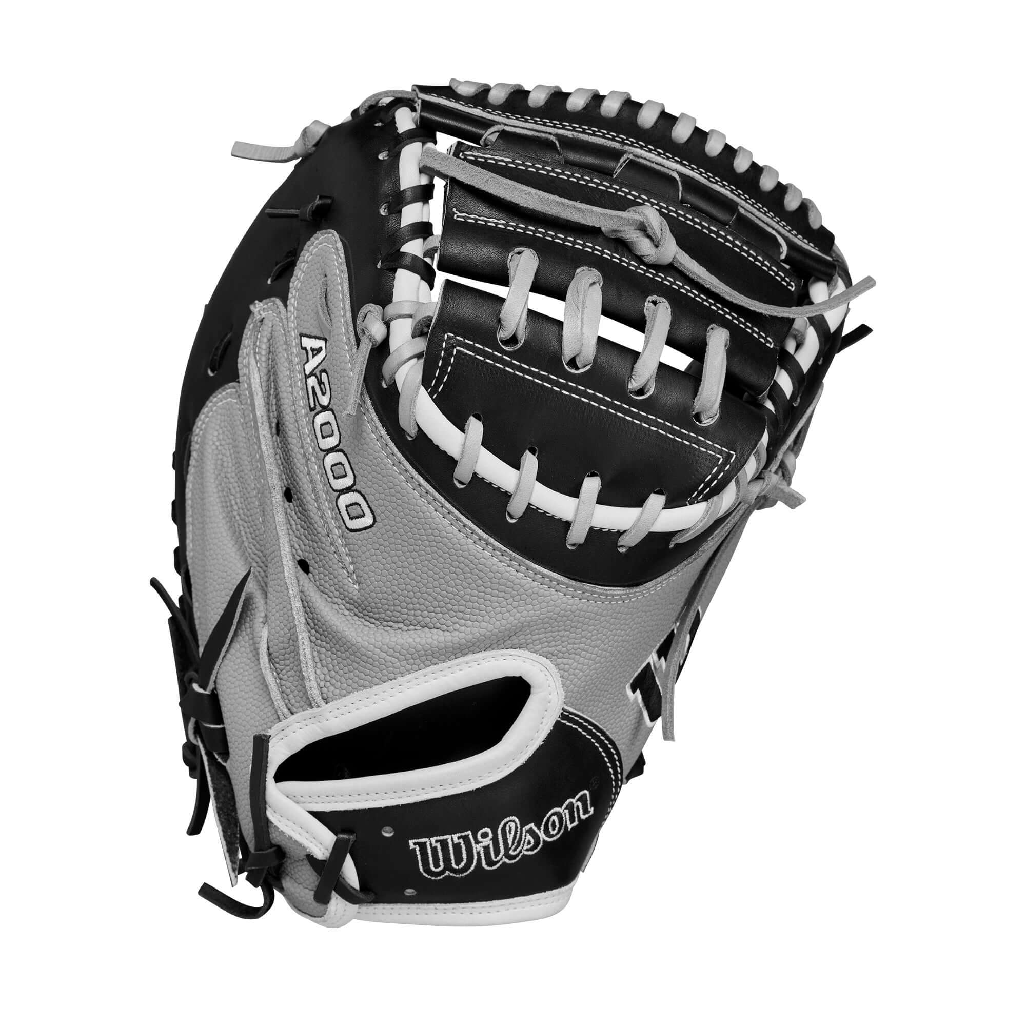 Wilson 2024 A2000 FPCM34SS Catcher's Mitt Black/Grey 34" - Image 2