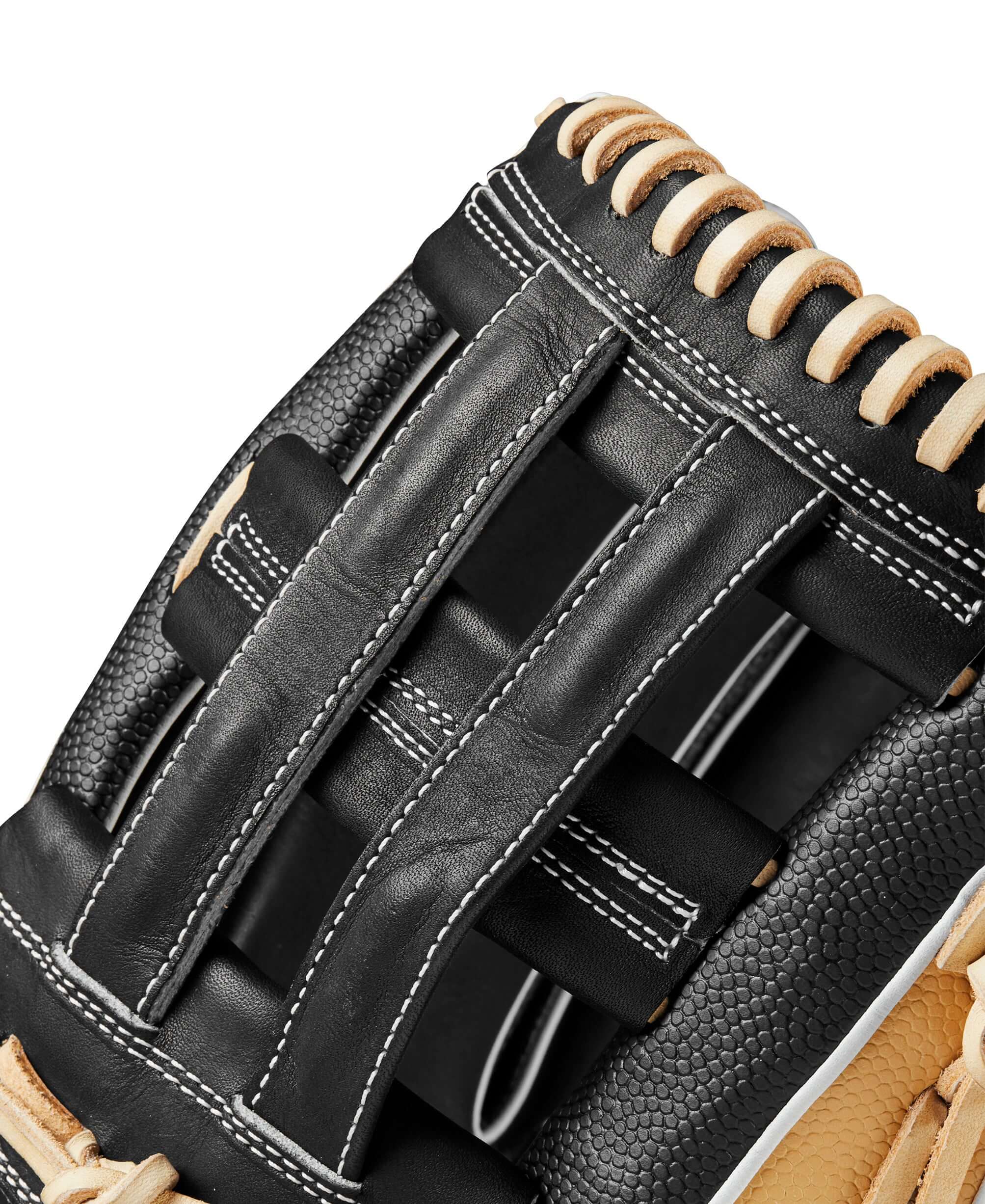 Wilson 2024 A2000 PF50SS Black/Blonde/White 12.25" Outfield Glove - Image 4