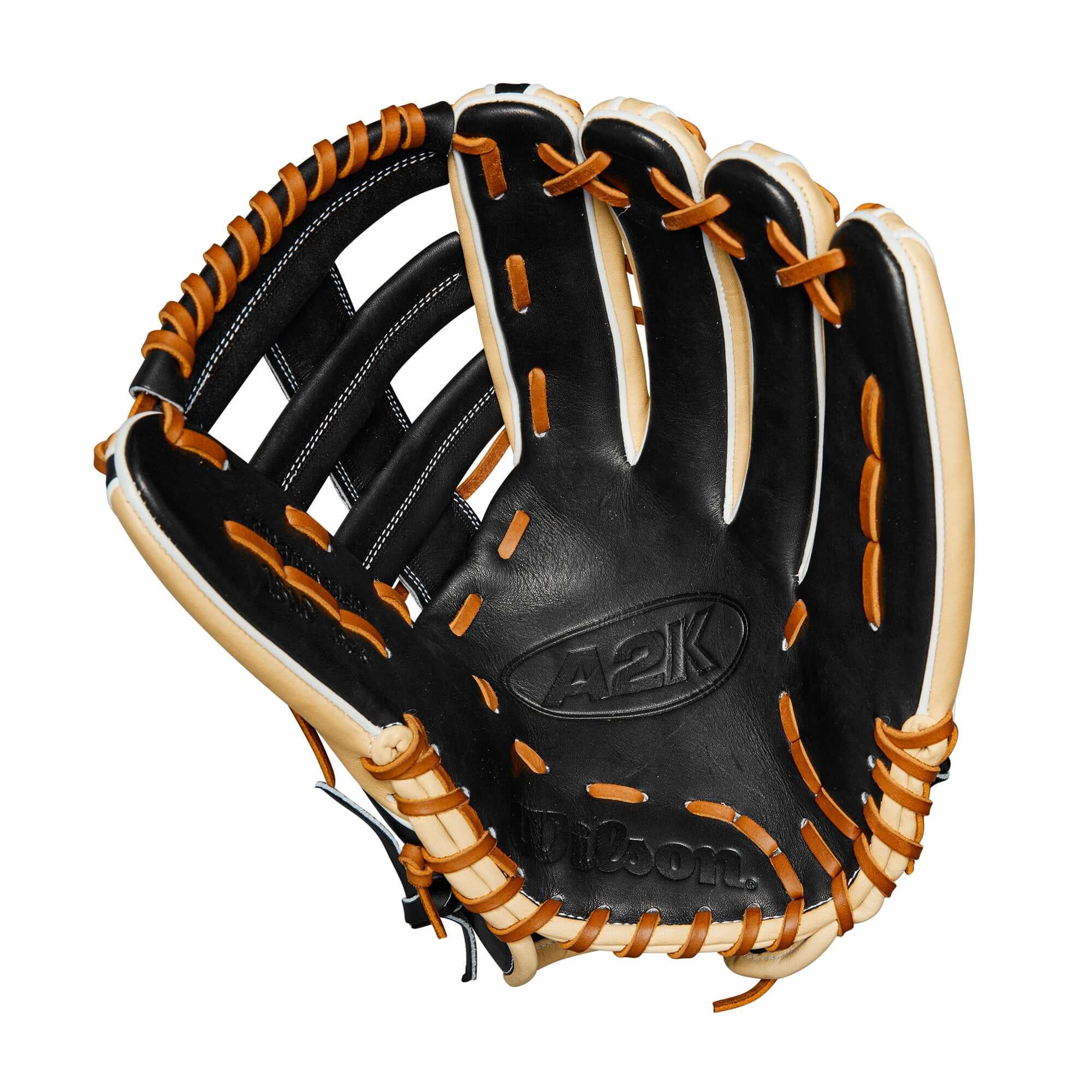 Wilson 2024 A2K 1810 Outfield Baseball Glove 12.75" Blonde/Black/Saddle - Image 3