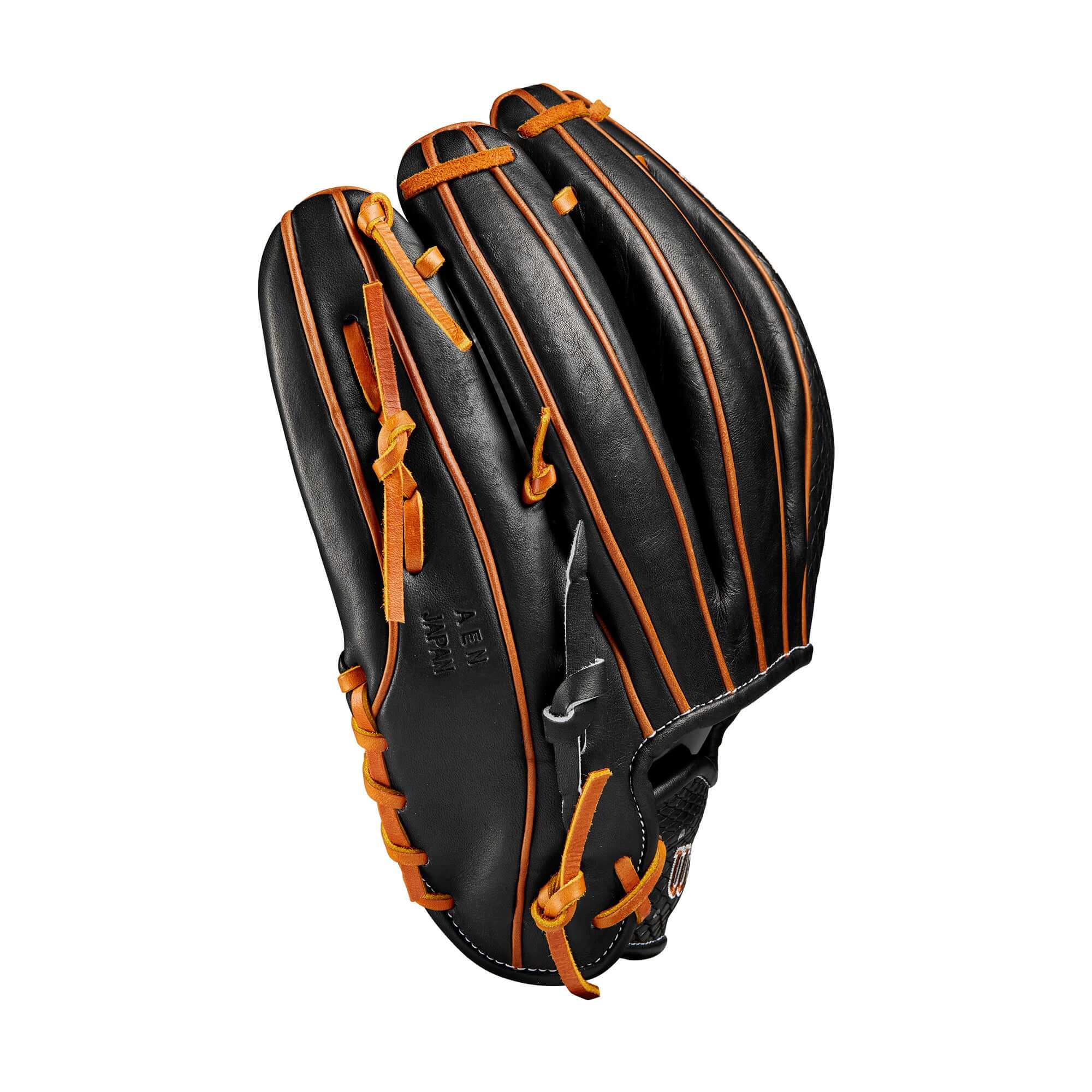 Wilson 2024 A2K B23 12" Pitcher's Baseball Glove Black/Saddle/Tan - Image 5