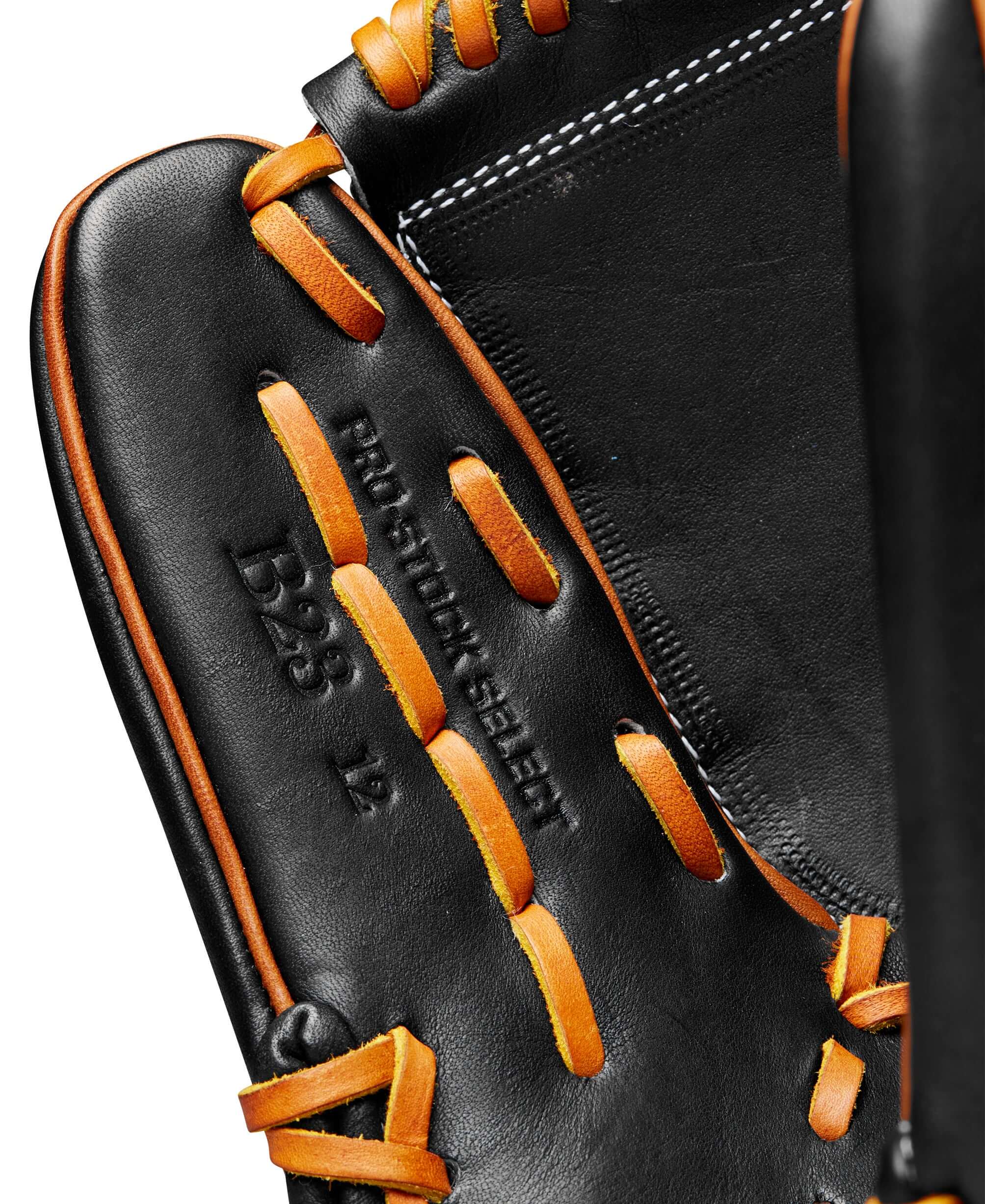 Wilson 2024 A2K B23 12" Pitcher's Baseball Glove Black/Saddle/Tan - Image 8