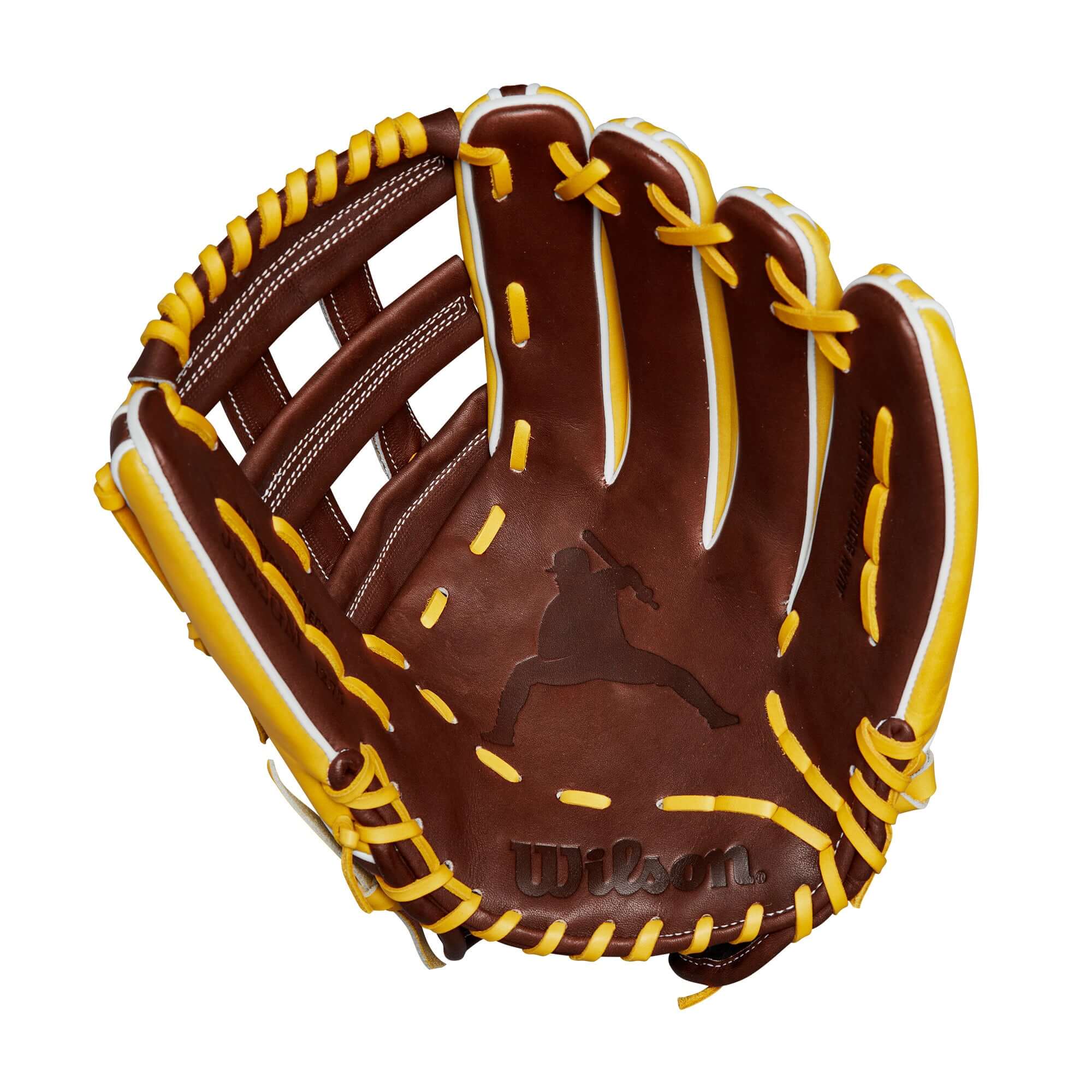 Wilson 2024 A2K Juan Soto Game Model Yellow Gold/Brown 12.75" - Image 3