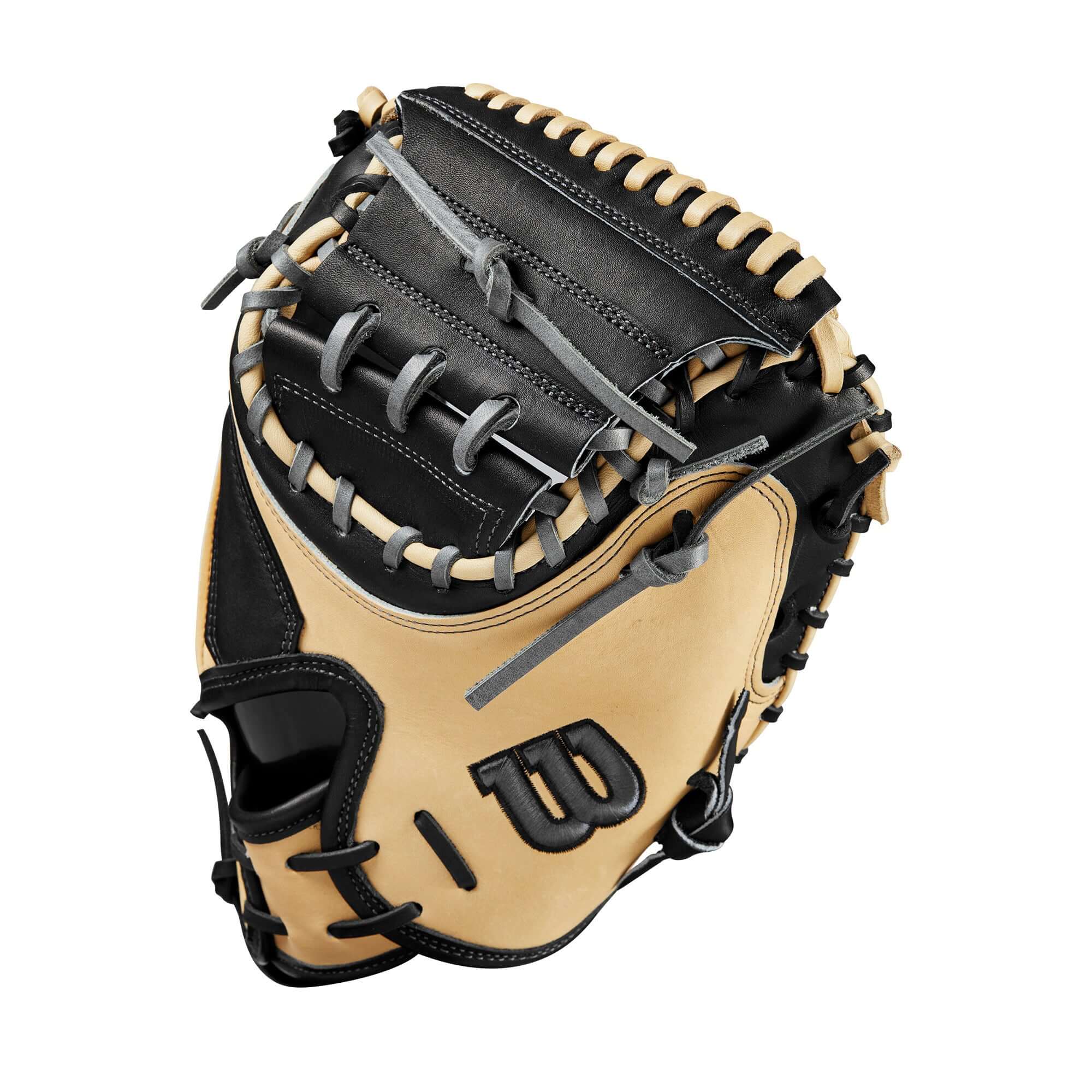 Wilson 2024 A2K M23 33.5" Catcher's Mitt Blonde/Black - Image 4