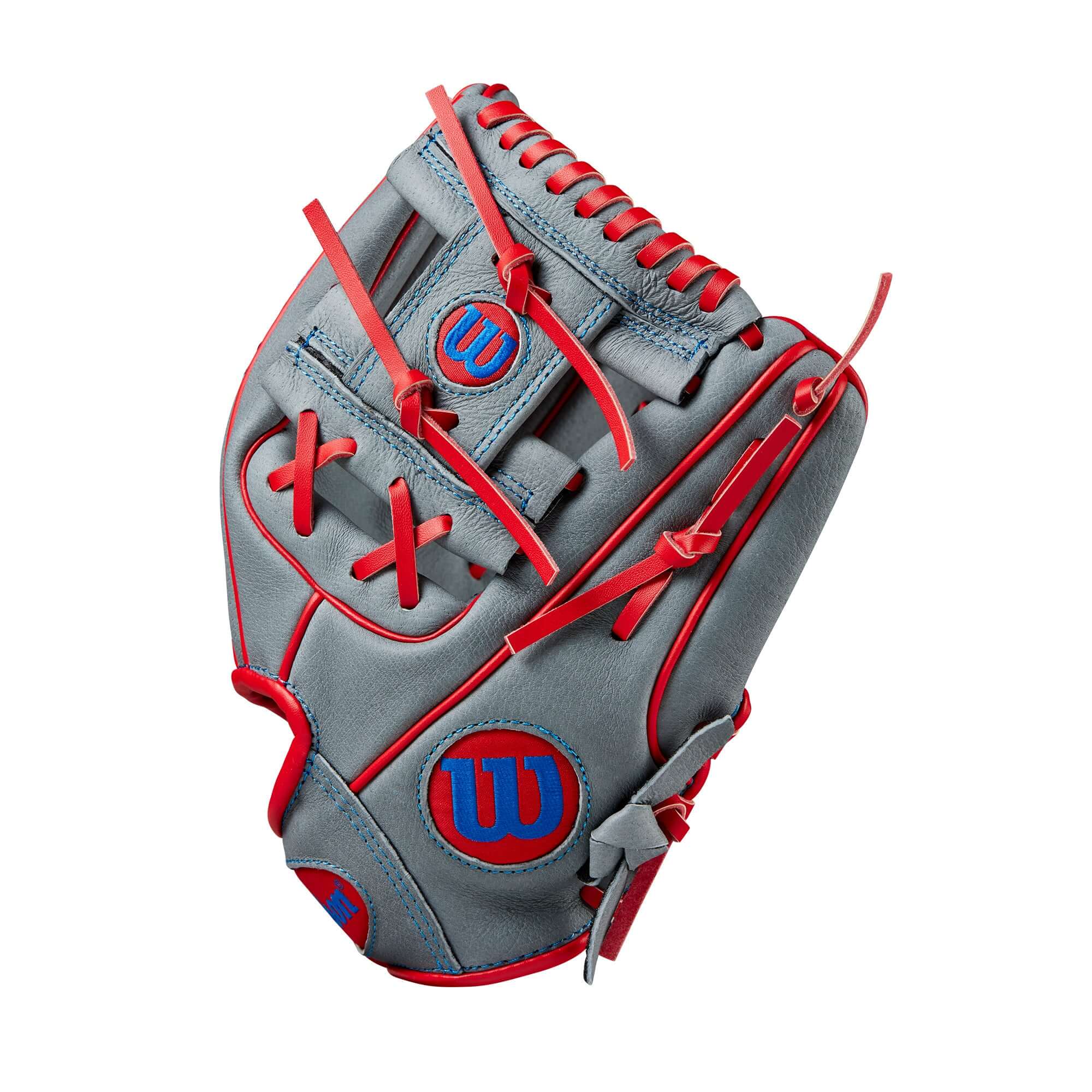 Wilson 2024 A450 10.75 Grey/Red/Royal 10.75" - Image 4