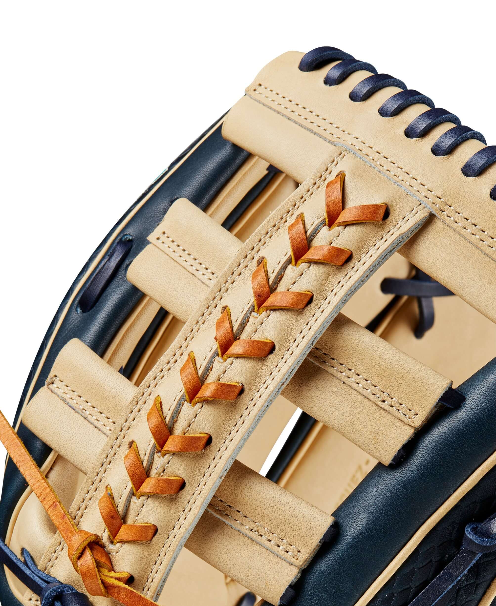 Wilson 2024 Julio Rodríguez A2000 JR44 GM Outfield Baseball Glove Nav/Blonde 12.75” - Image 6