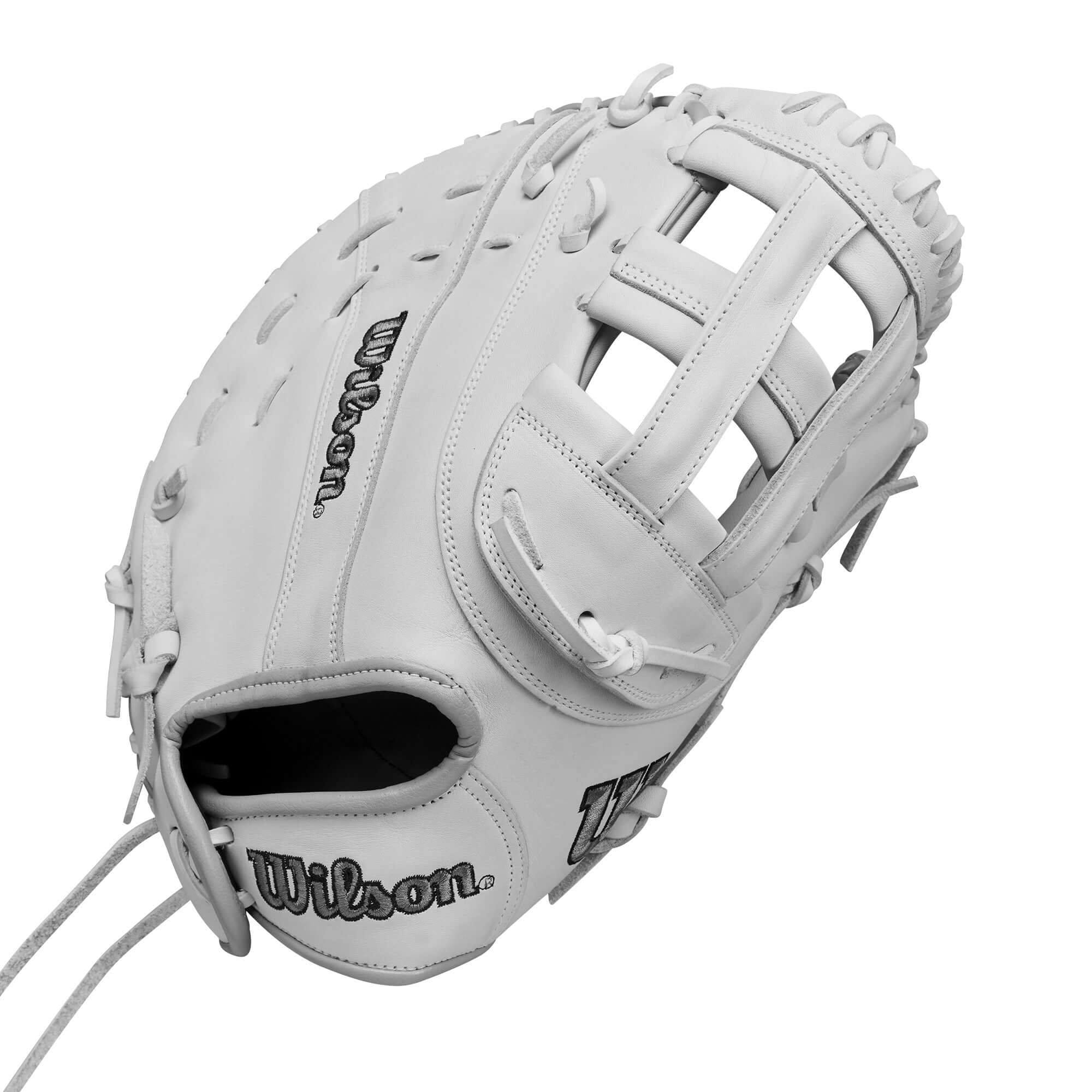 Wilson 2025 A1000FP 1620 Fastpitch Softball Gloves 12.5" White/Grey - Image 2