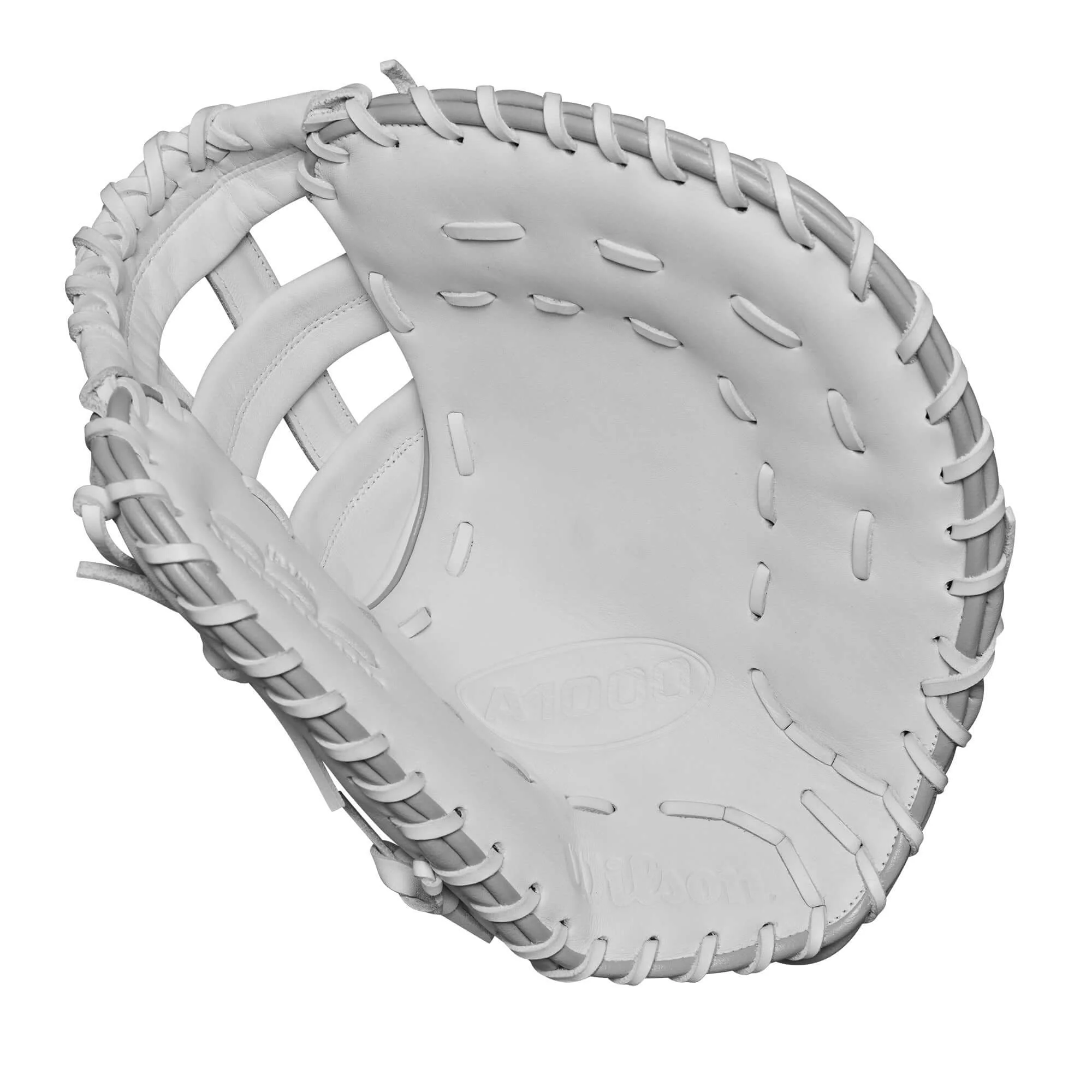 Wilson 2025 A1000FP 1620 Fastpitch Softball Gloves 12.5" White/Grey - Image 3
