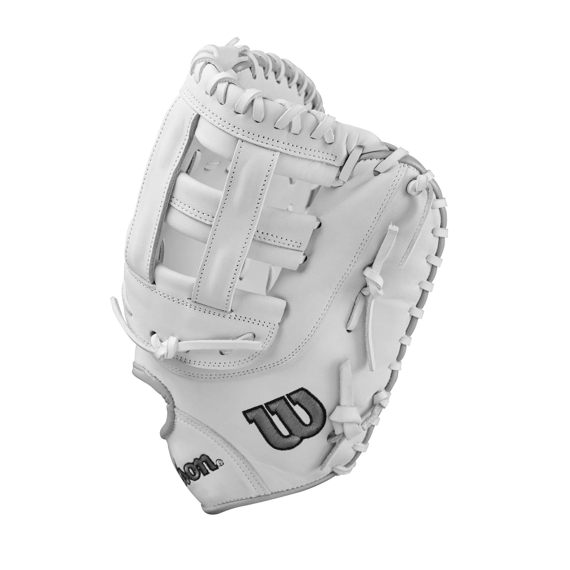 Wilson 2025 A1000FP 1620 Fastpitch Softball Gloves 12.5" White/Grey - Image 7