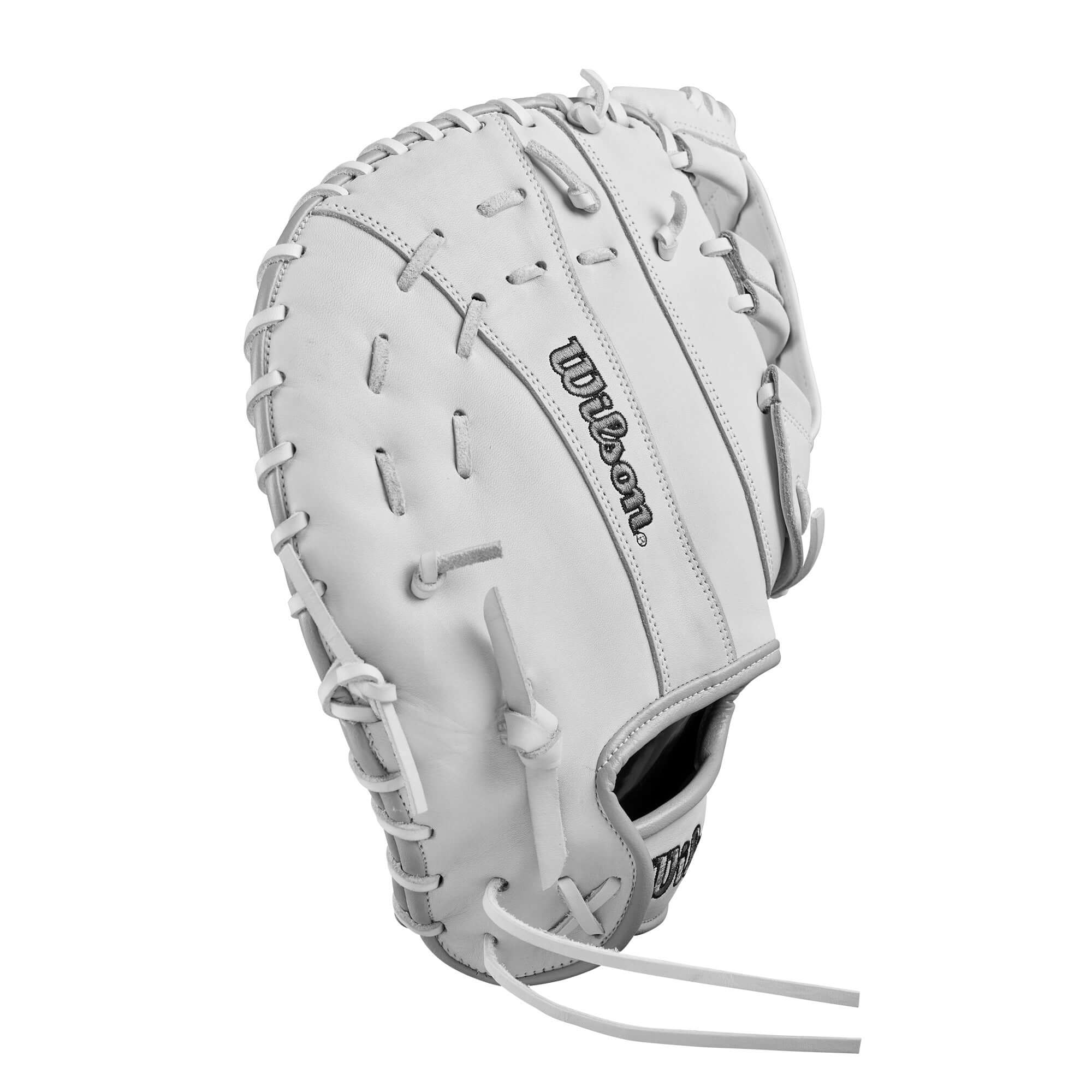 Wilson 2025 A1000FP 1620 Fastpitch Softball Gloves 12.5" White/Grey - Image 8