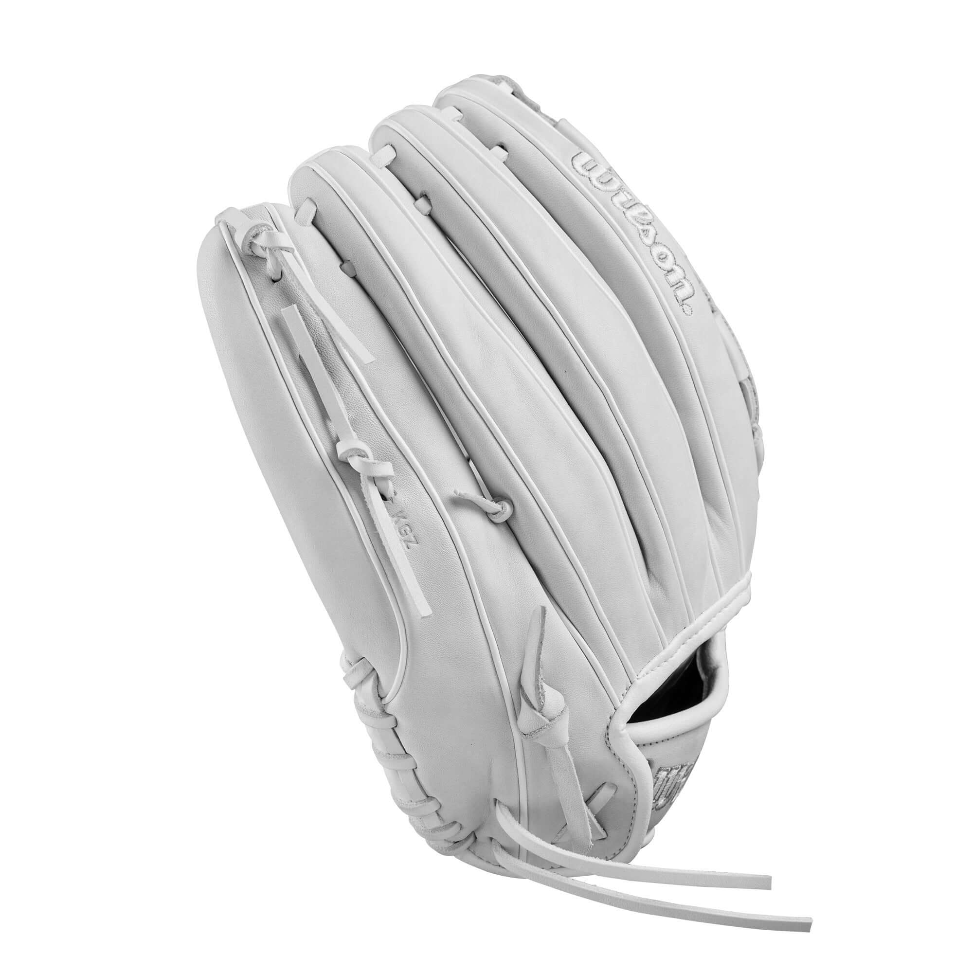 Wilson 2025 A1000FP V125 Outfield Fastpitch Softball Glove 12.5" White/Grey - Image 6