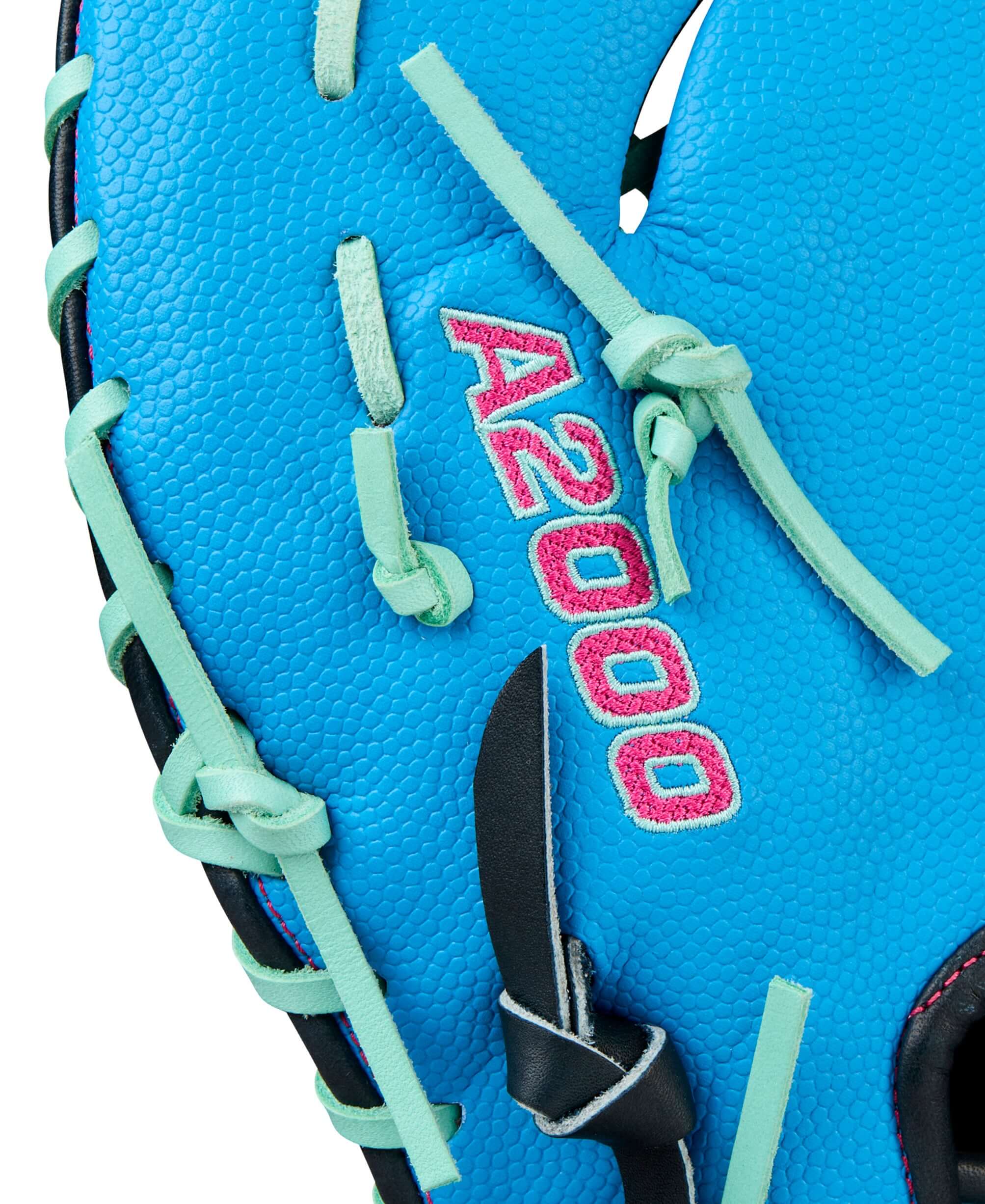 Wilson Fall 2025 A2000 1677SS SkyBlue/Nav 12.5" Baseball First Base Mitt - Image 6