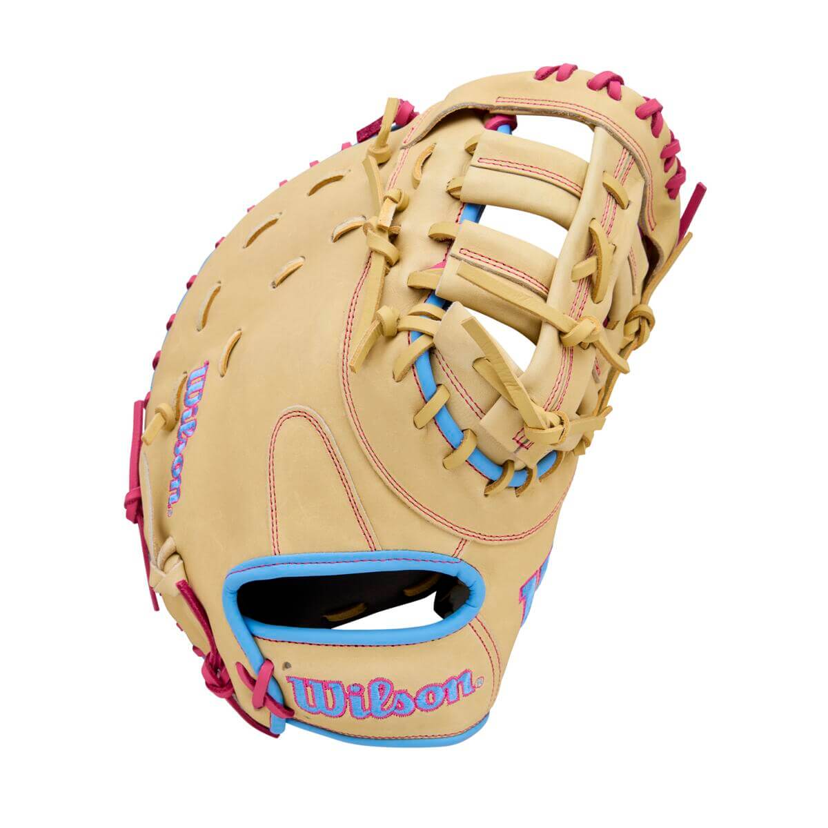 Wilson 2026 A1000 1620 Baseball First Base Mitt 12.5" Blonde/Fla LHT - Image 2