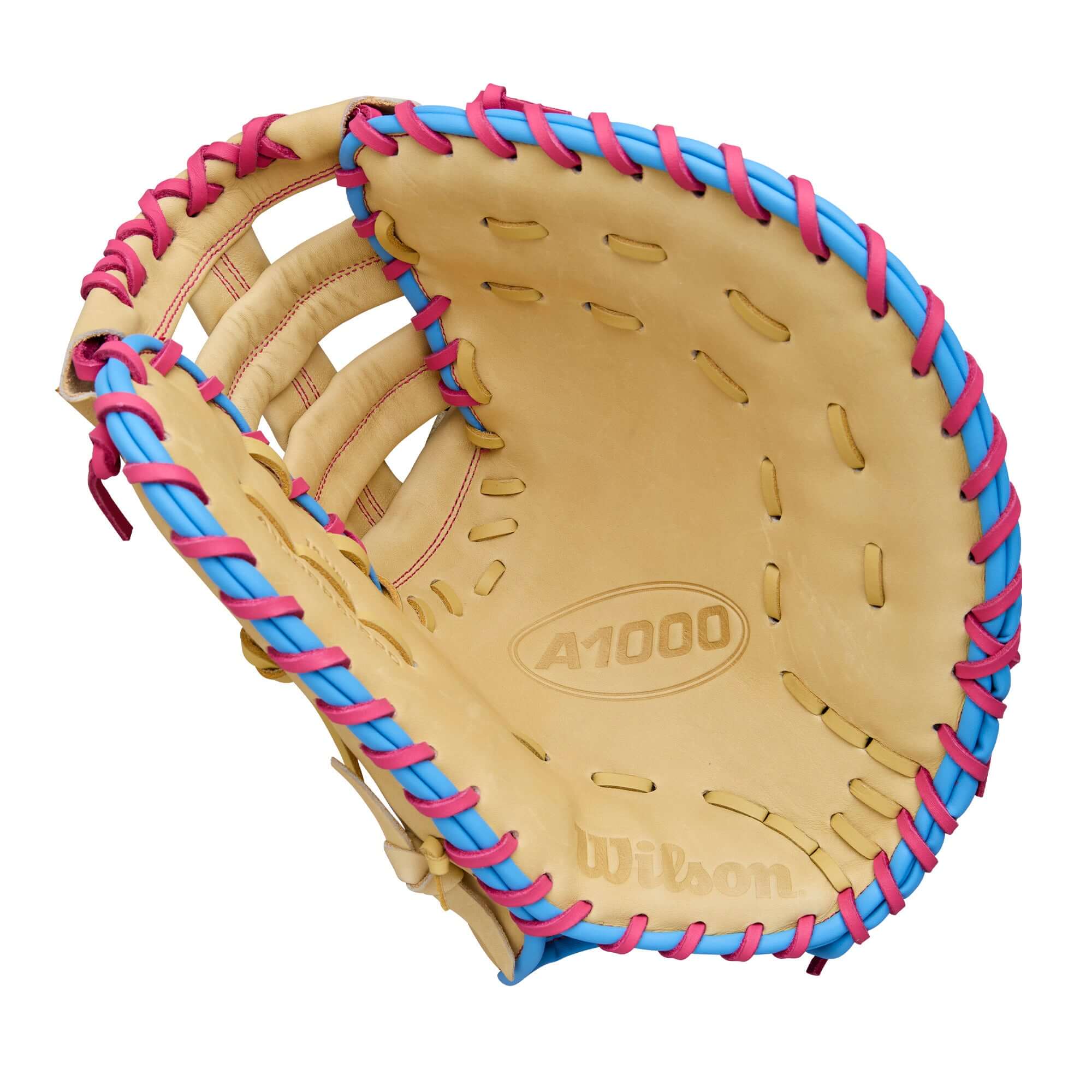 Wilson 2026 A1000 1620 Baseball First Base Mitt 12.5" Blonde/Fla LHT - Image 3