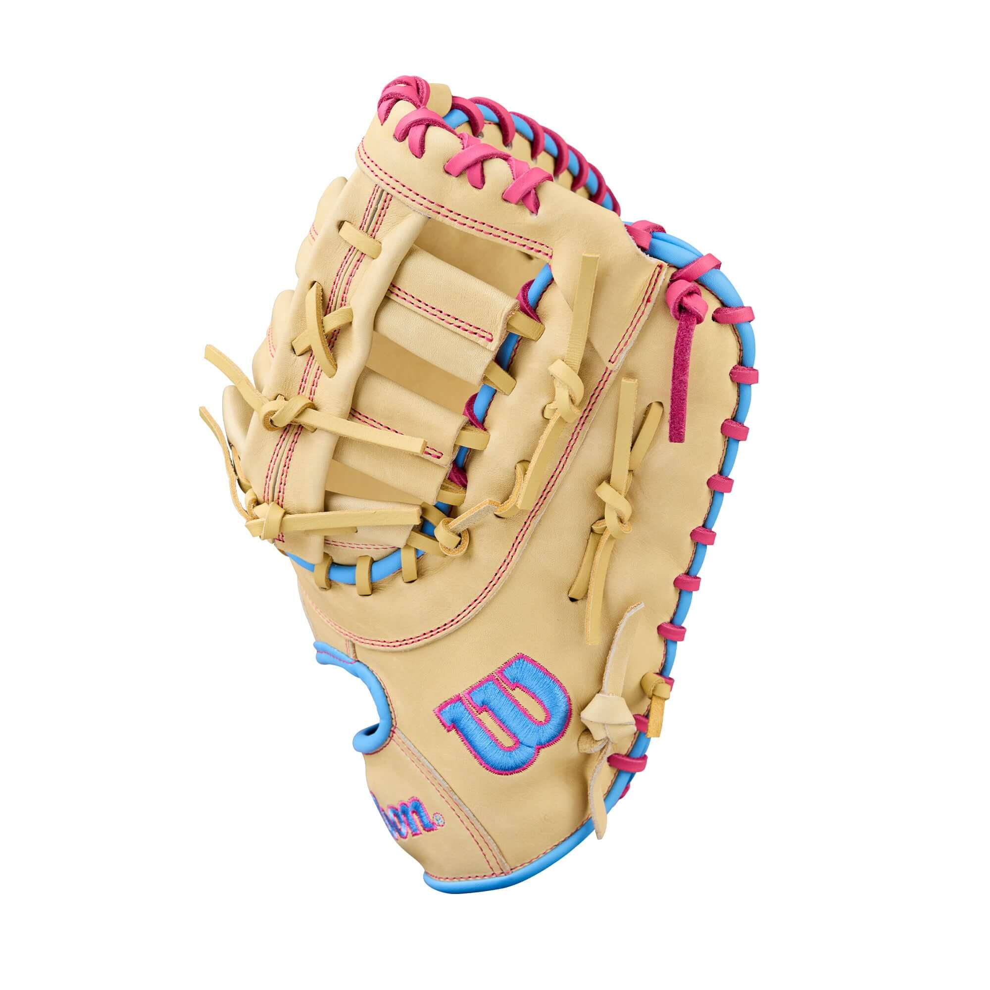 Wilson 2026 A1000 1620 Baseball First Base Mitt 12.5" Blonde/Fla LHT - Image 4