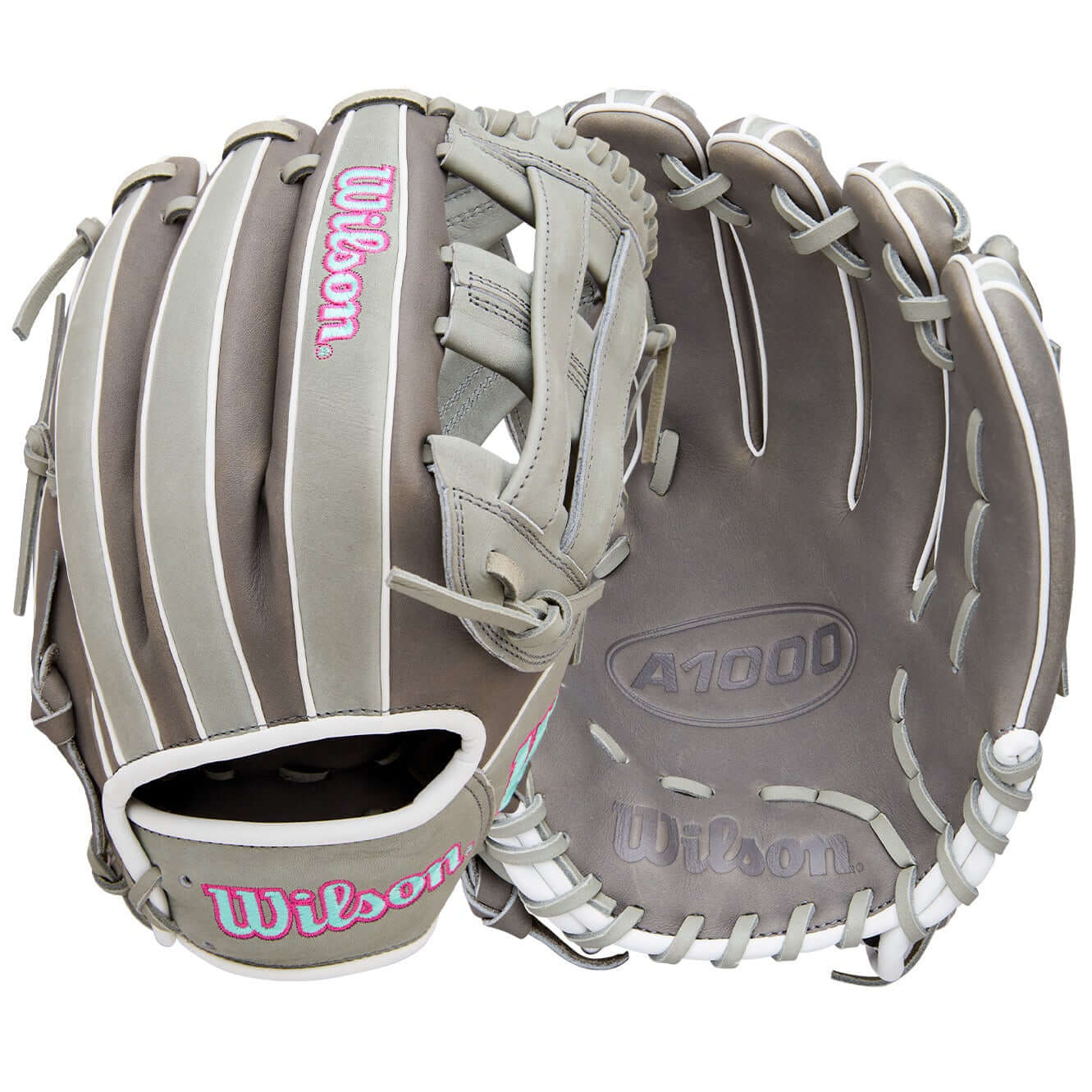 Wilson 2026 A1000 DW5 12" Infield Baseball Glove Steel Grey/Gy/Seafoam