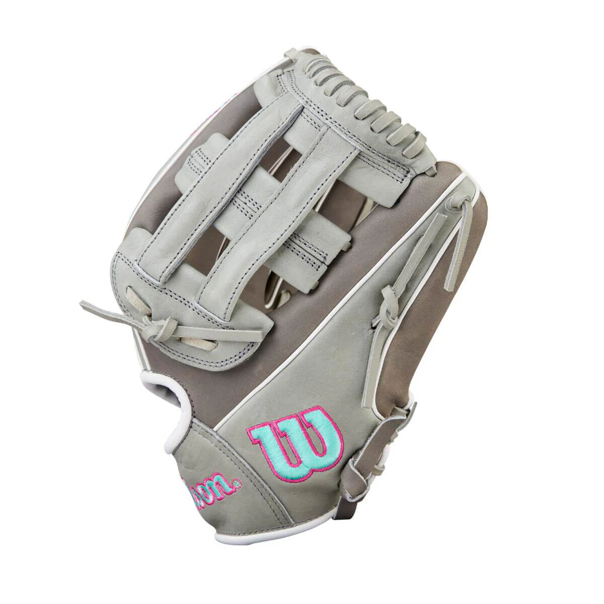 Wilson 2026 A1000 DW5 12" Infield Baseball Glove Steel Grey/Gy/Seafoam - Image 2