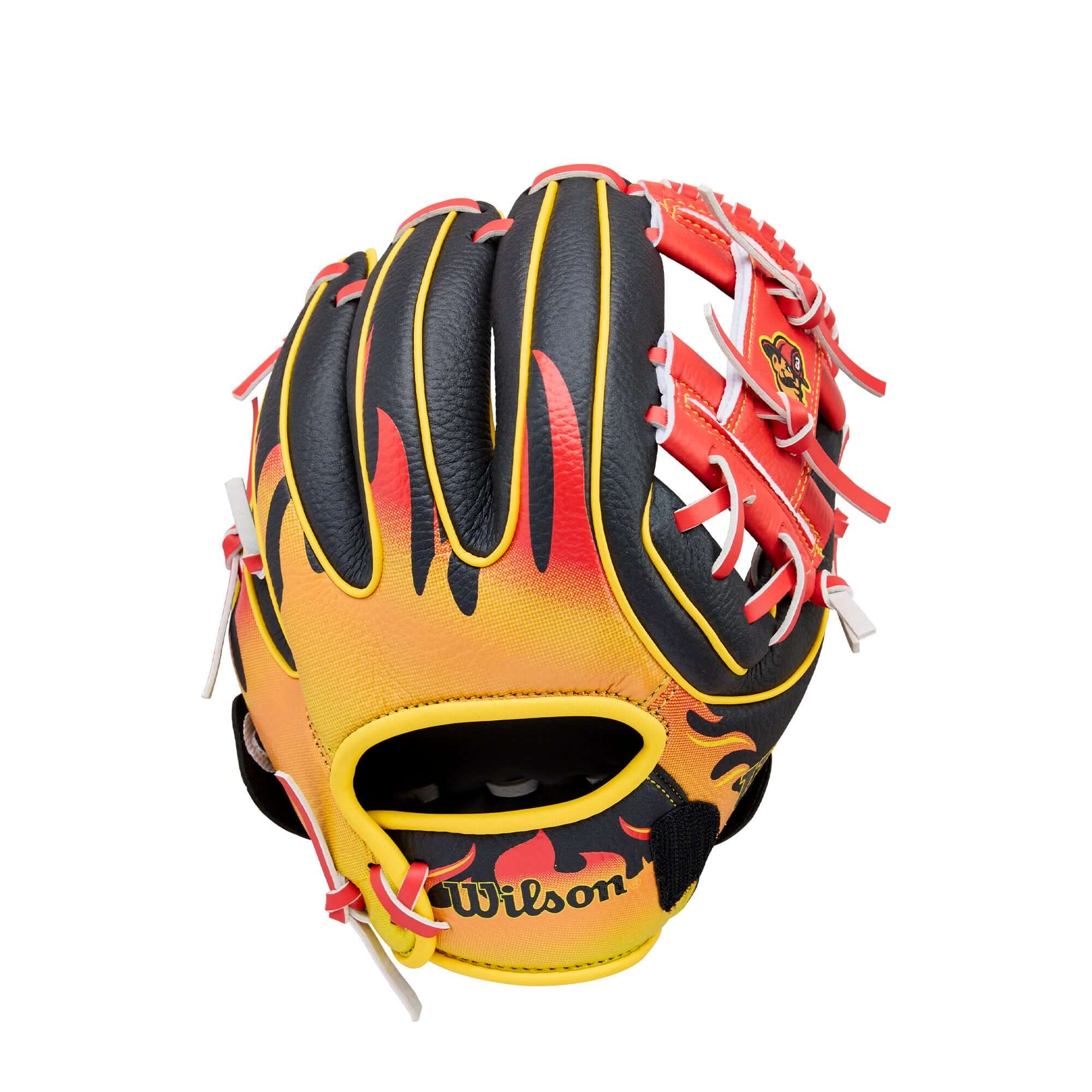 Wilson 2026 A200 EZ Firefighters 10" Youth Baseball Glove Red/Black LHT - Image 2