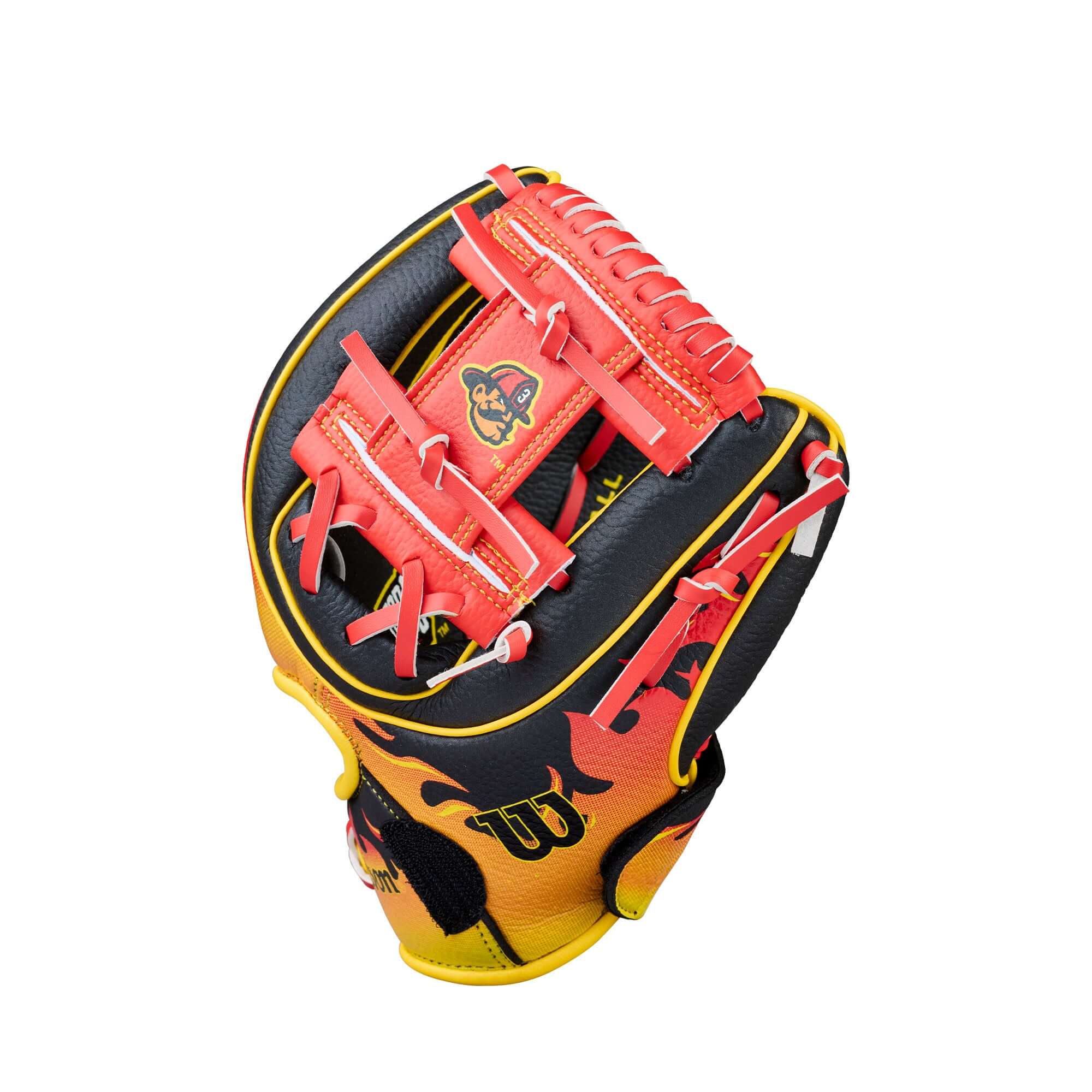 Wilson 2026 A200 EZ Firefighters 10" Youth Baseball Glove Red/Black LHT - Image 4