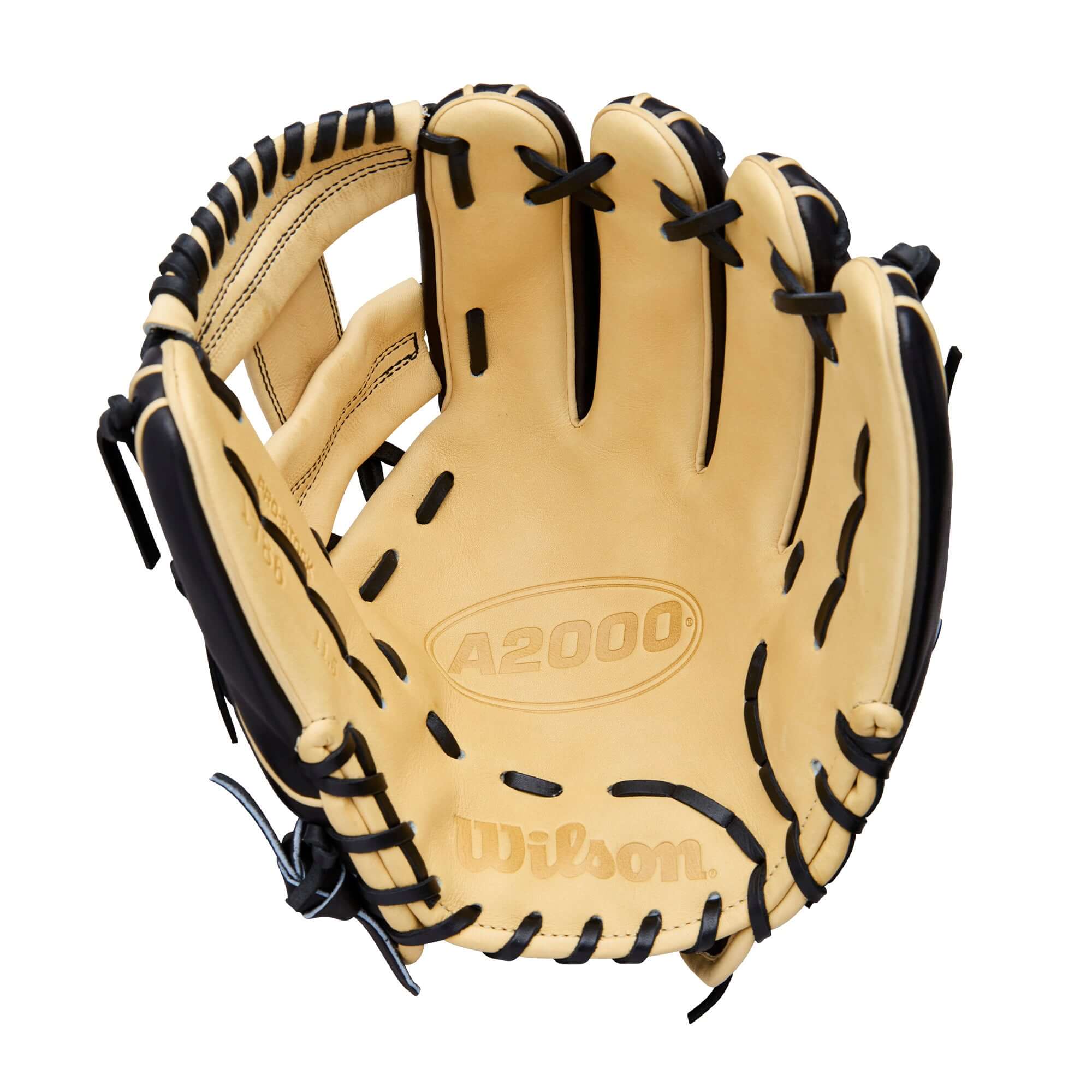 Wilson 2026 A2000 Classic 1786 11.5" Infield Baseball Glove - Black/Blonde - Image 3