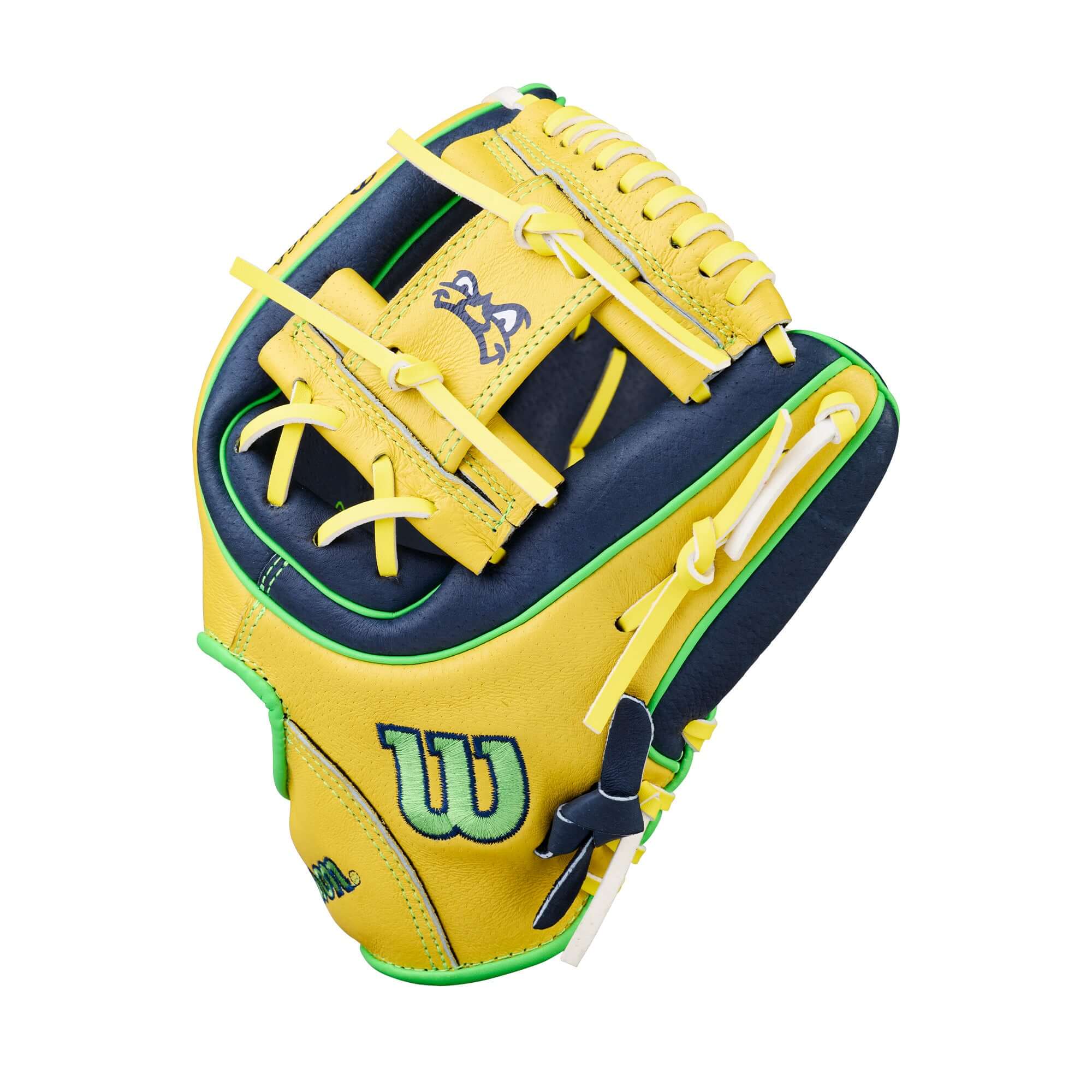 Wilson 2026 A450 Savannah Bananas 11" Youth Baseball Glove Ye/Nav/Neon - Image 4