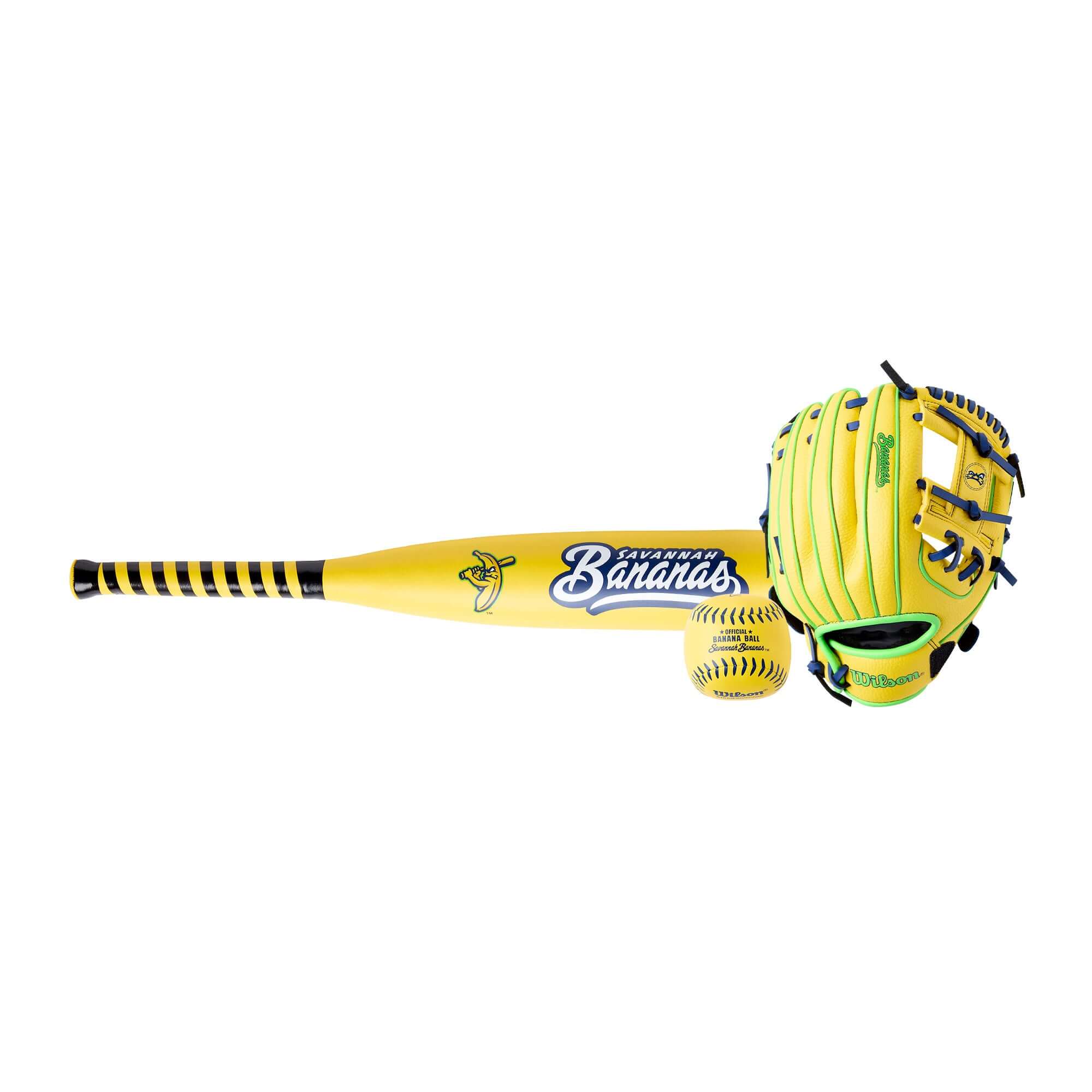 Wilson 2026 Savannah Bananas A200 10" Glove Ball Bat Combo LHT - Image 4
