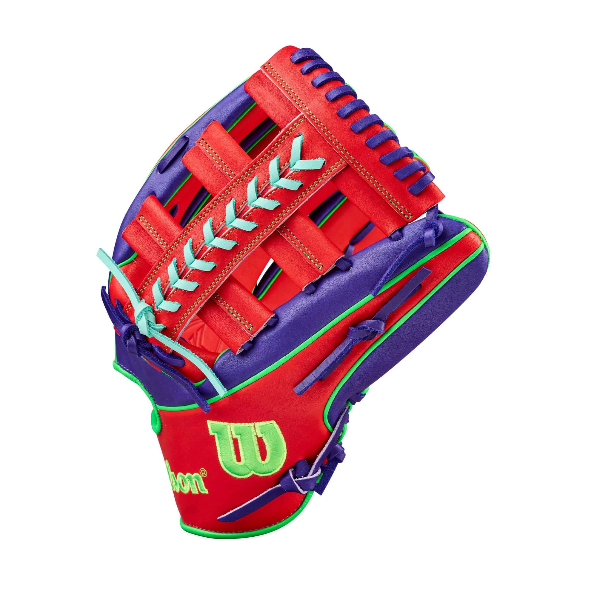 Wilson Spring 2026 A2K 1810 12.75" Outfield Baseball Glove Purple/Red - Image 4