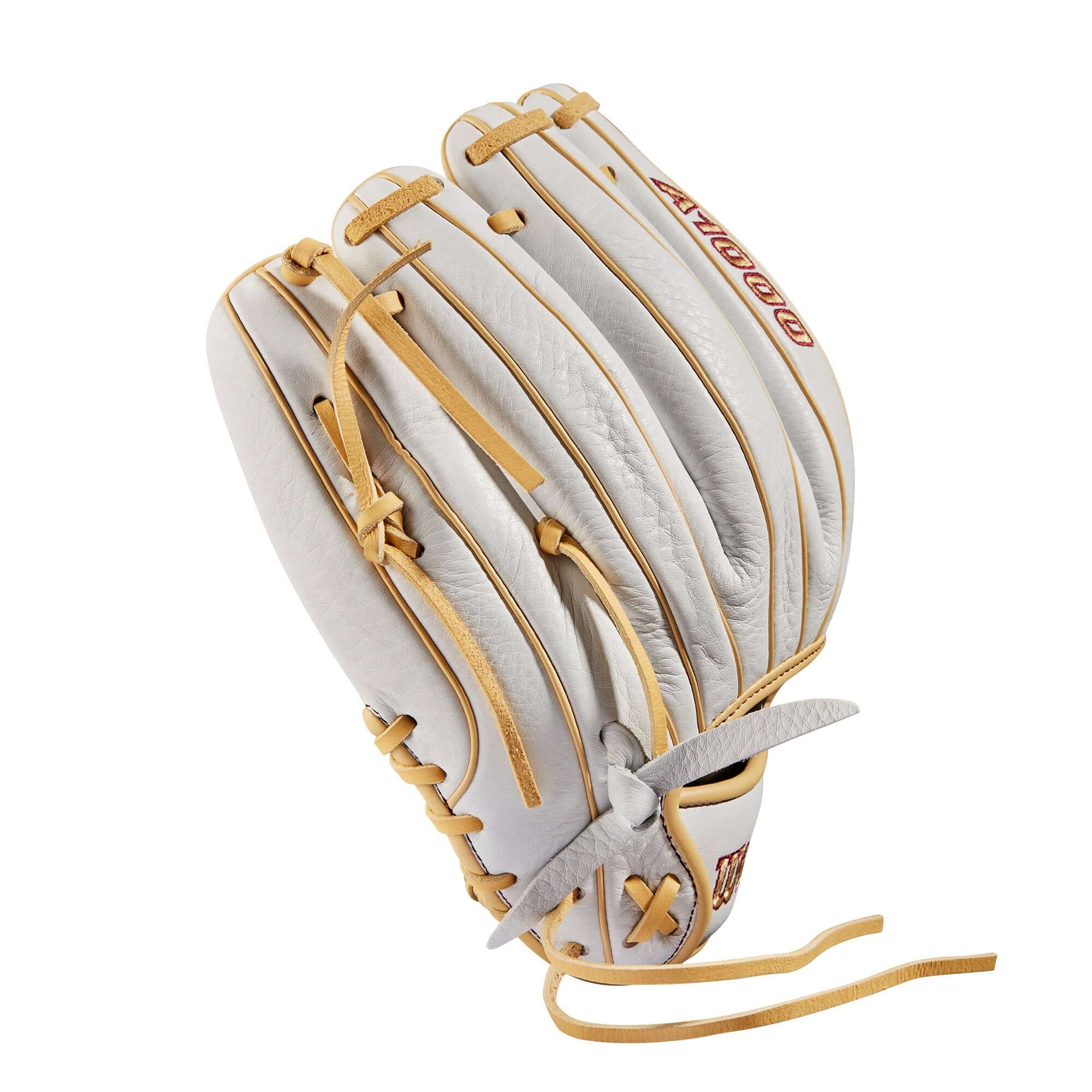 Wilson A1000  Fastpitch H1175 11.75 White/White/Blonde & Seminole Red - Image 5