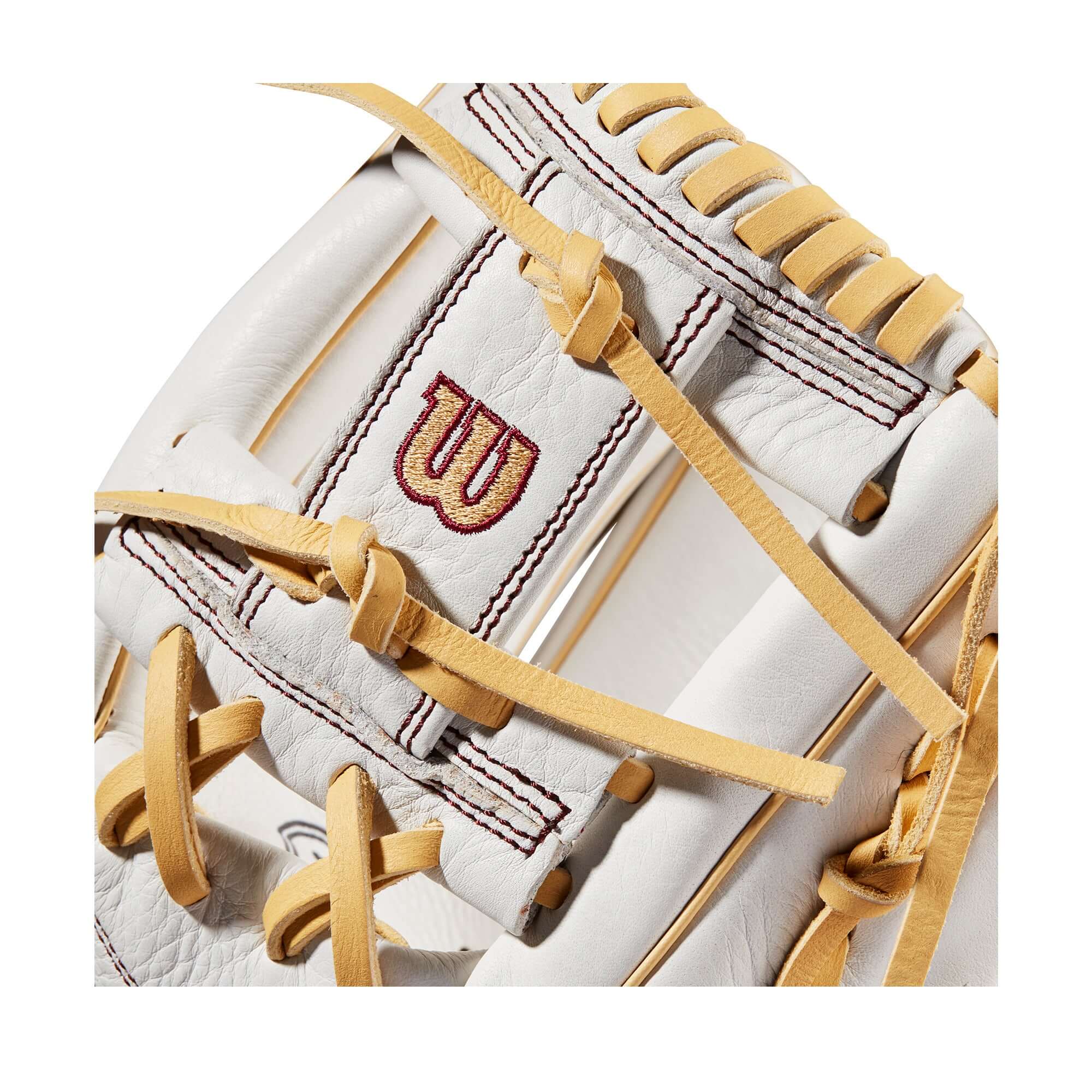 Wilson A1000  Fastpitch H1175 11.75 White/White/Blonde & Seminole Red - Image 6