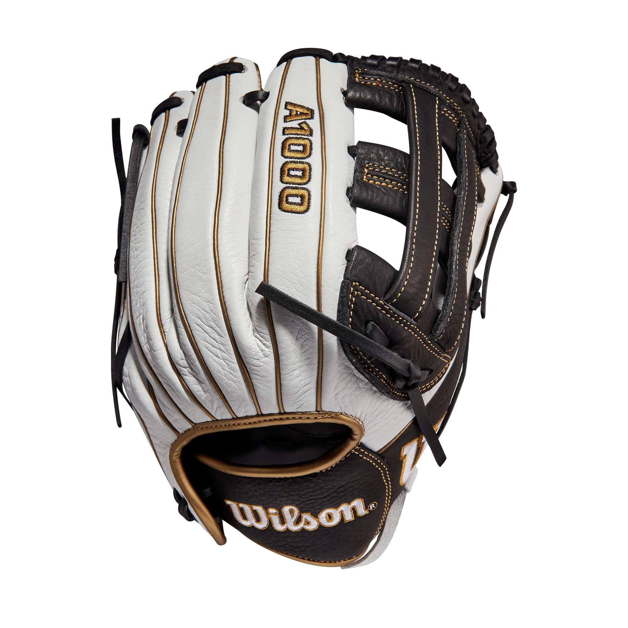 Wilson A1000  Fastpitch IF12 12 White/White/Black & Blonde - Image 2