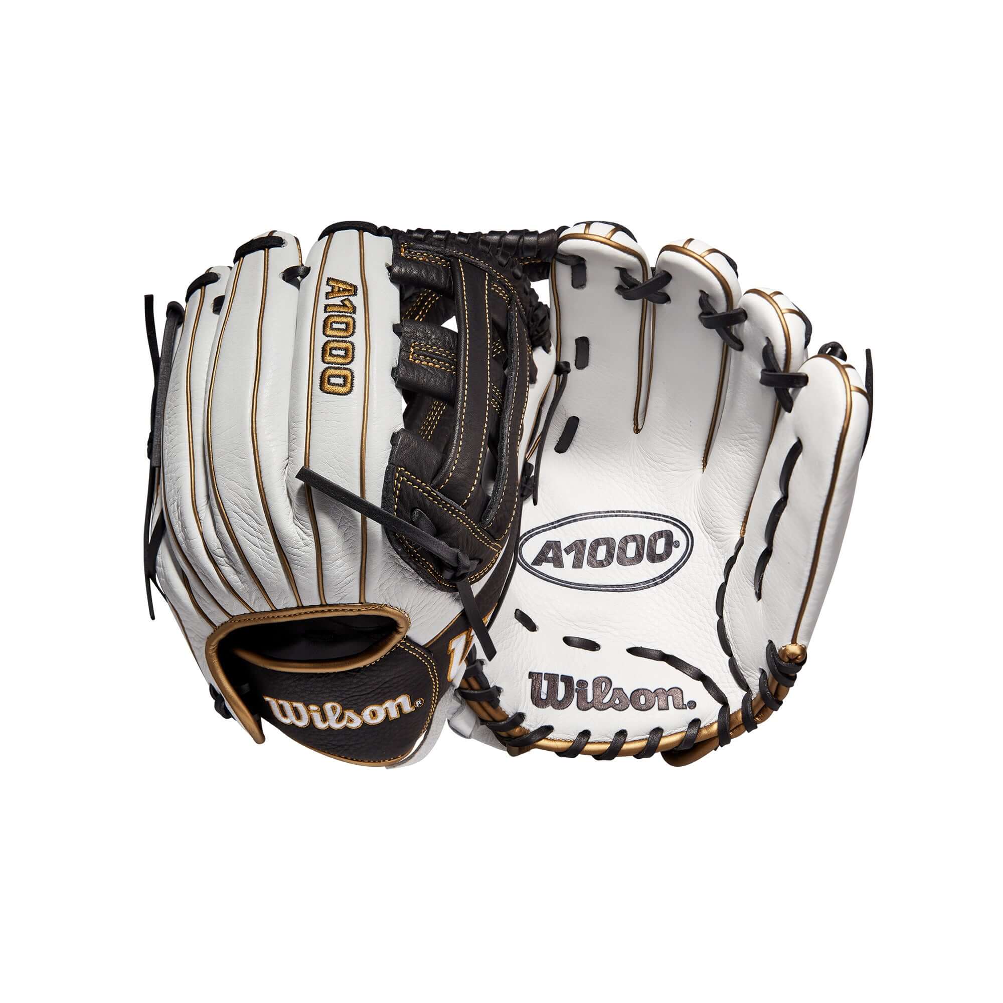 Wilson A1000  Fastpitch IF12 12 White/White/Black & Blonde - Image 9