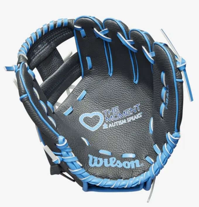 Wilson A200 Baseball Love The Moment 10" 10 Grey/Grey/Autism Speaks Blue - Image 3