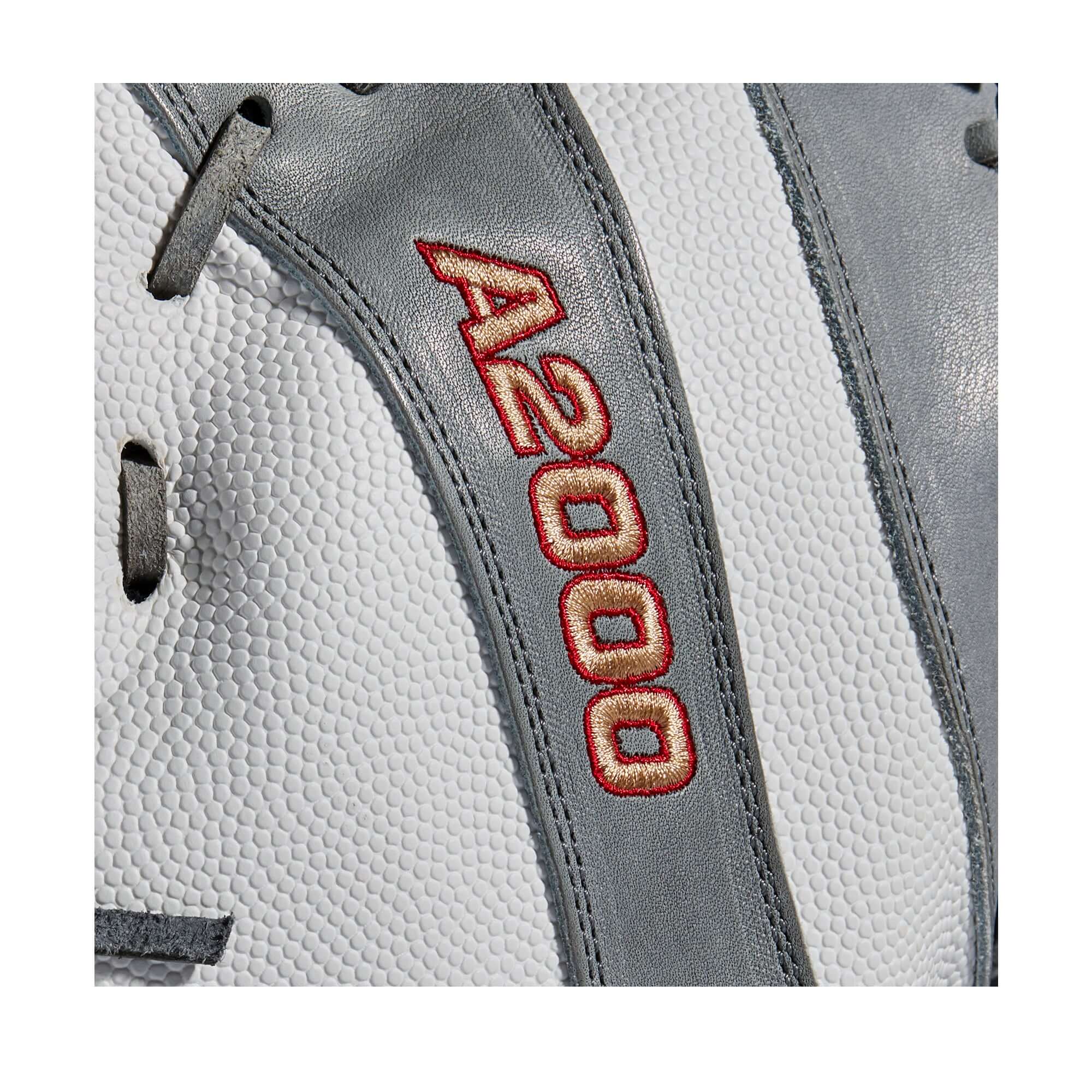 Wilson A2000  Fastpitch FP1B w/SuperSkin (1B) LHT 12 Grey/White SS/Grey - Image 6