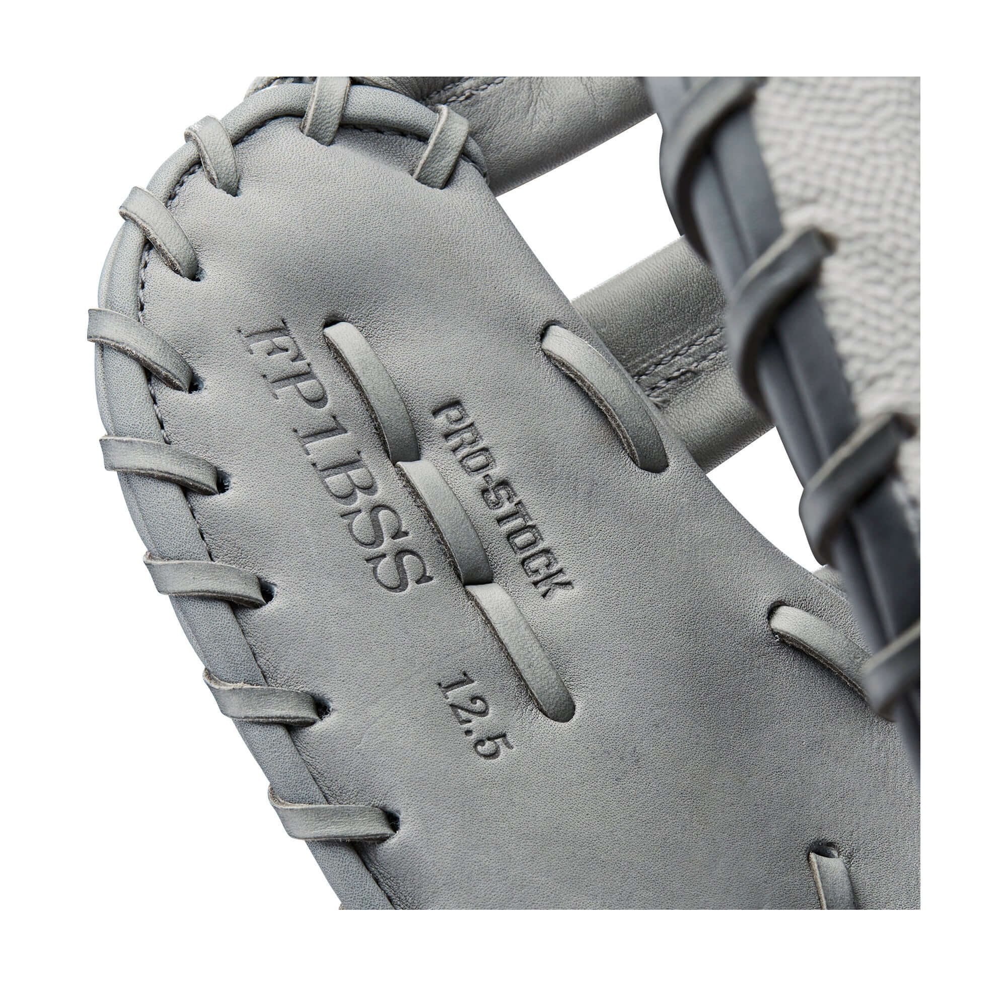 Wilson A2000  Fastpitch FP1B w/SuperSkin (1B) LHT 12 Grey/White SS/Grey - Image 7