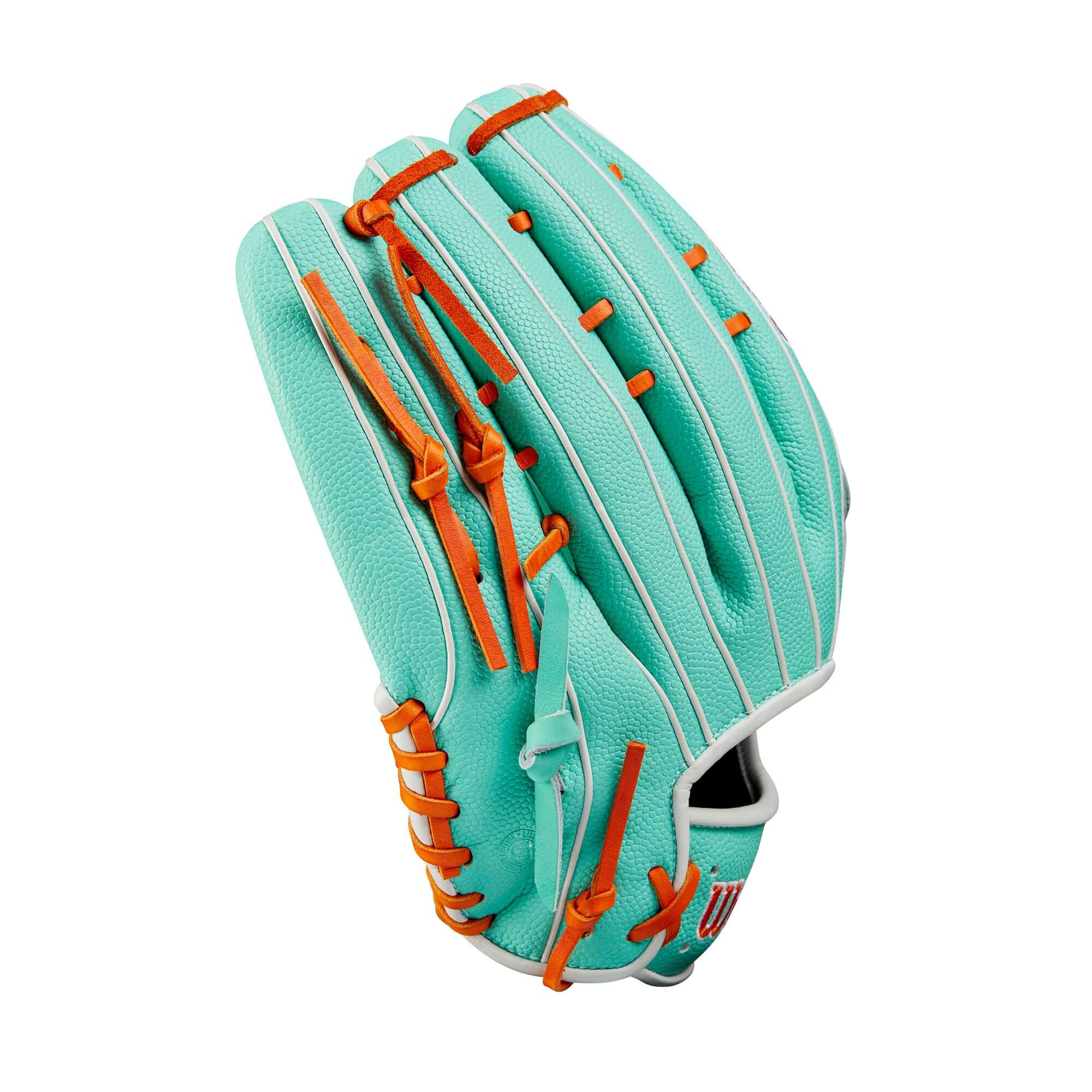 Wilson A2000 February 2024 Glove of the Month (GOTM) 12.75 Seafoam Orange - Image 4