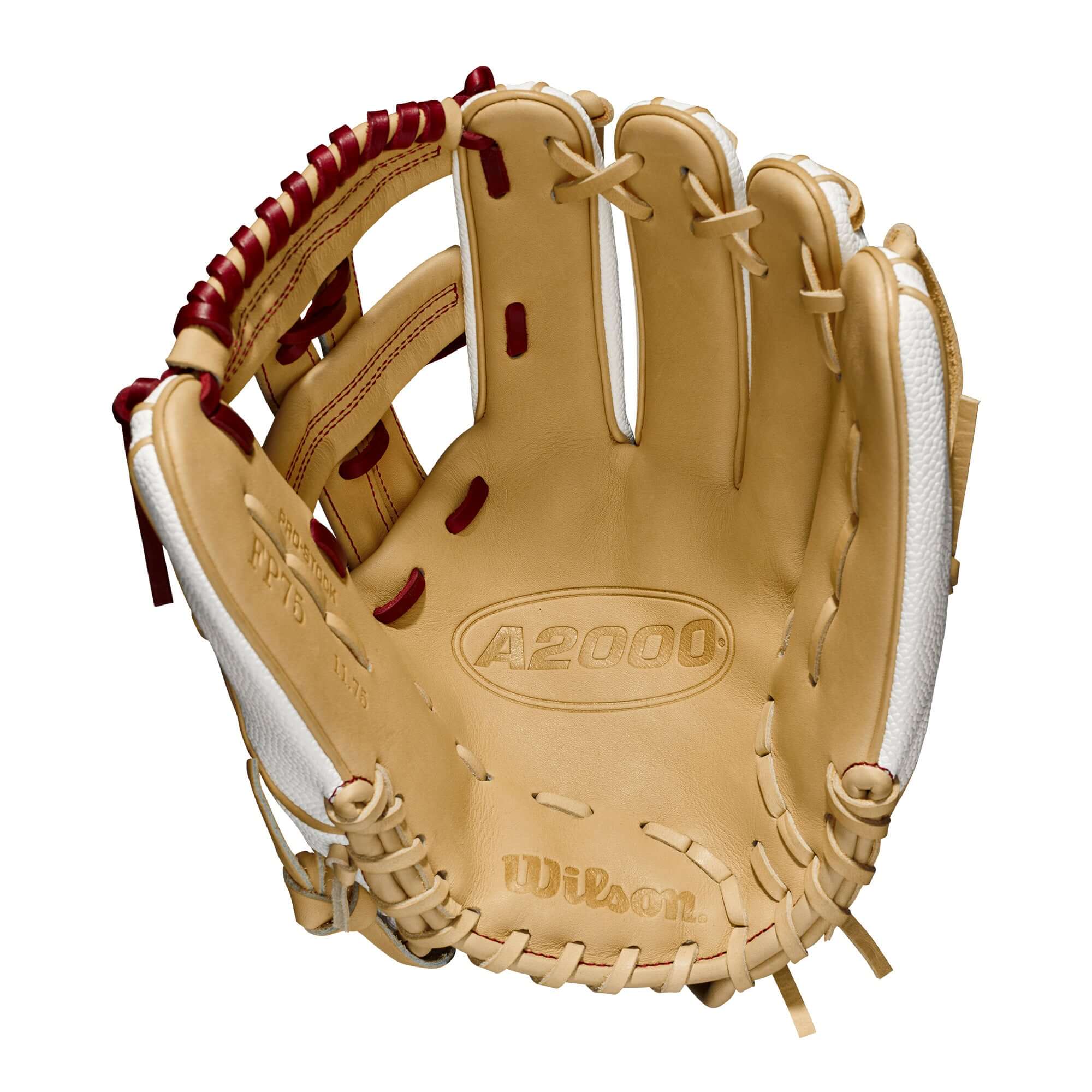 Wilson A2000 FP75 Superskin 21 Blonde/White 11.75" - Image 7