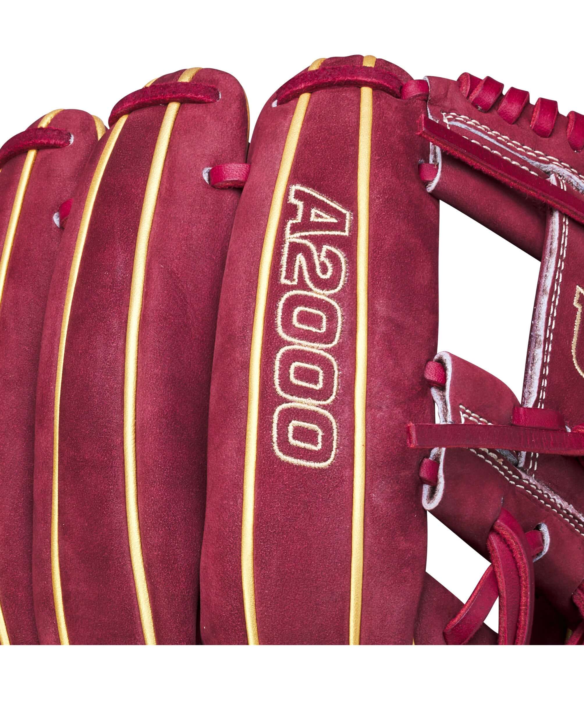 Wilson A2000 Glove of the Month (GOTM) November 2022 1975 Crimson Velvet 11.75 - Image 7