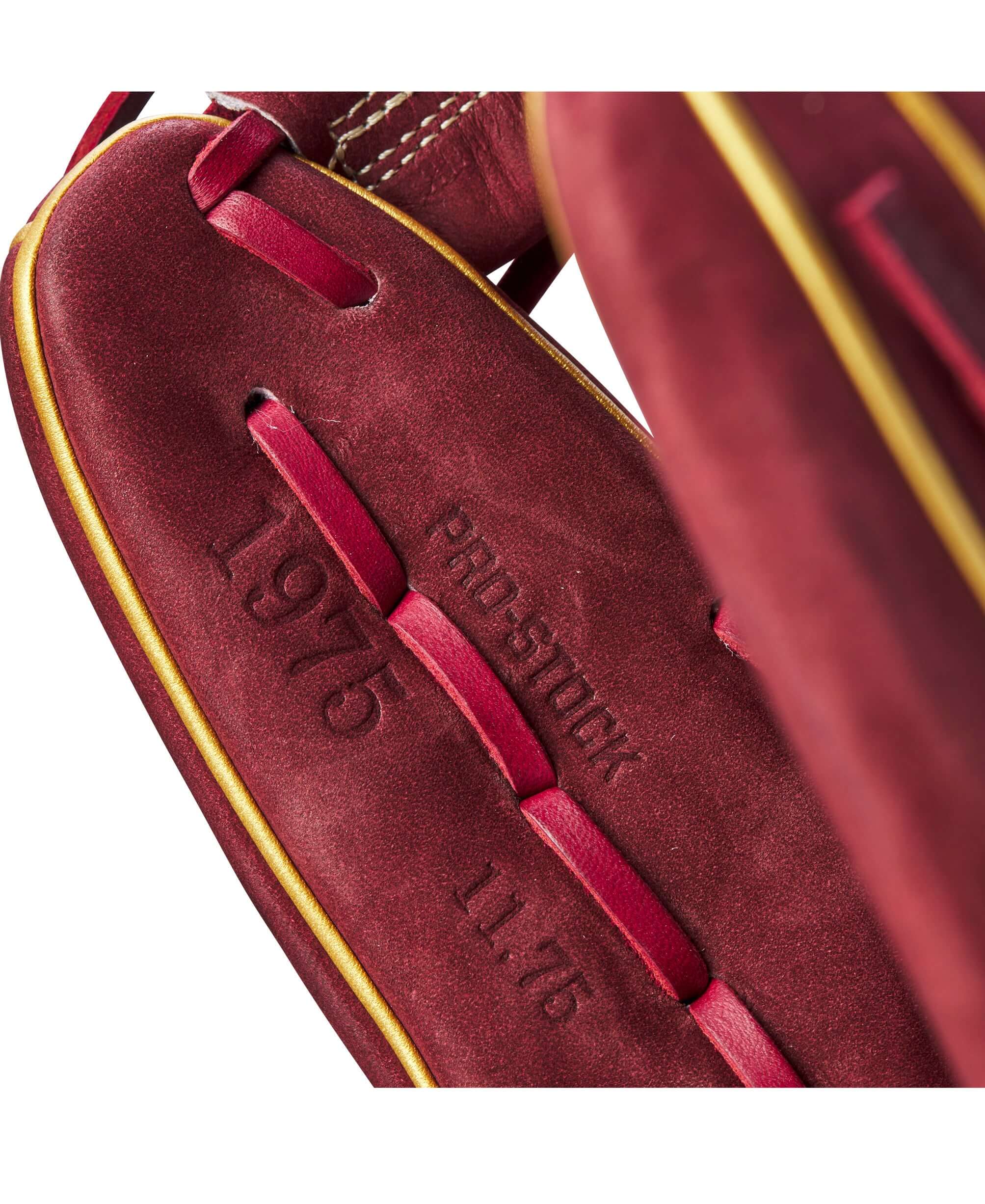 Wilson A2000 Glove of the Month (GOTM) November 2022 1975 Crimson Velvet 11.75 - Image 8