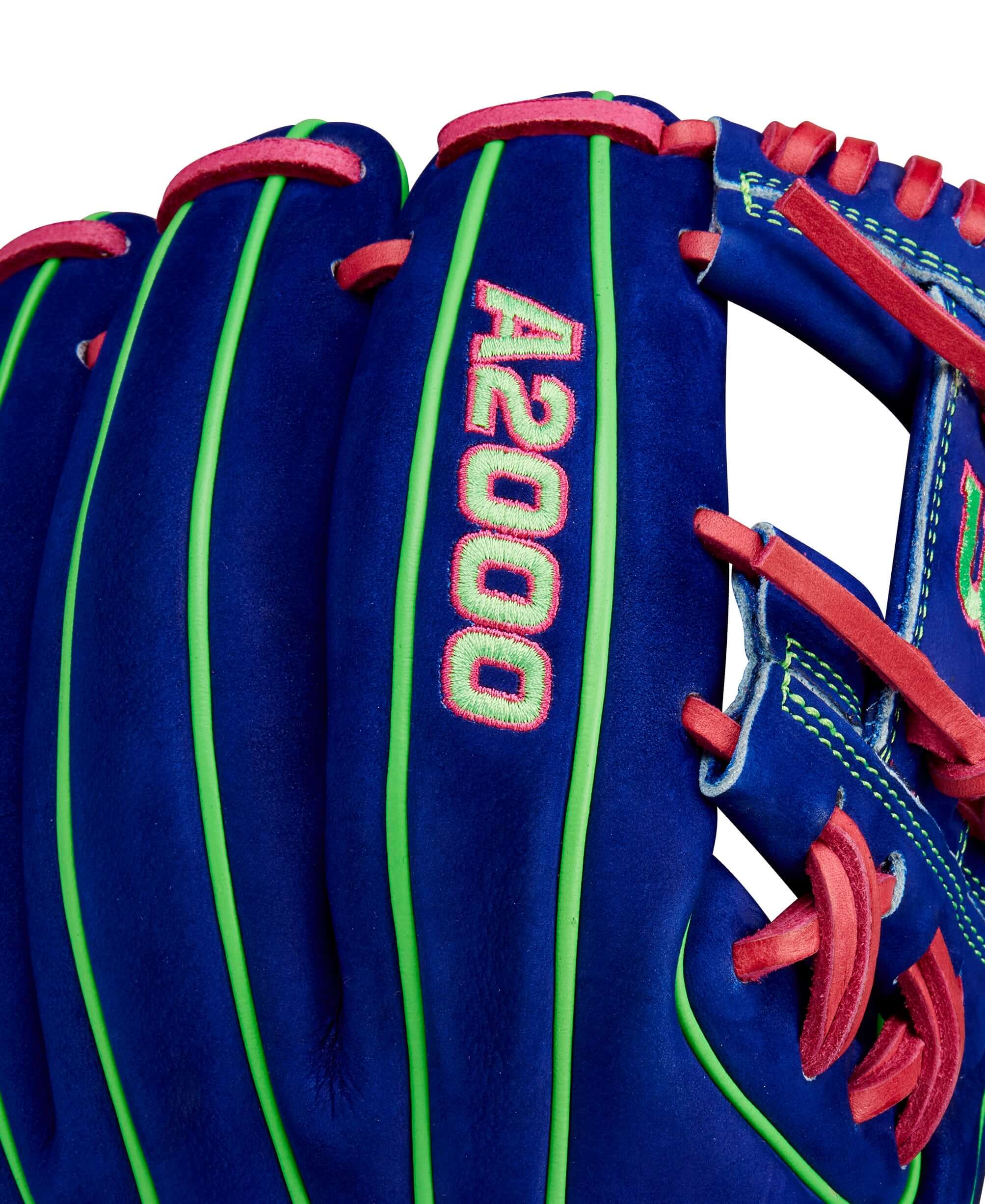 Wilson A2000 January 2024 Glove of the Month (GOTM) 11.5 Blue Velvet - Image 7