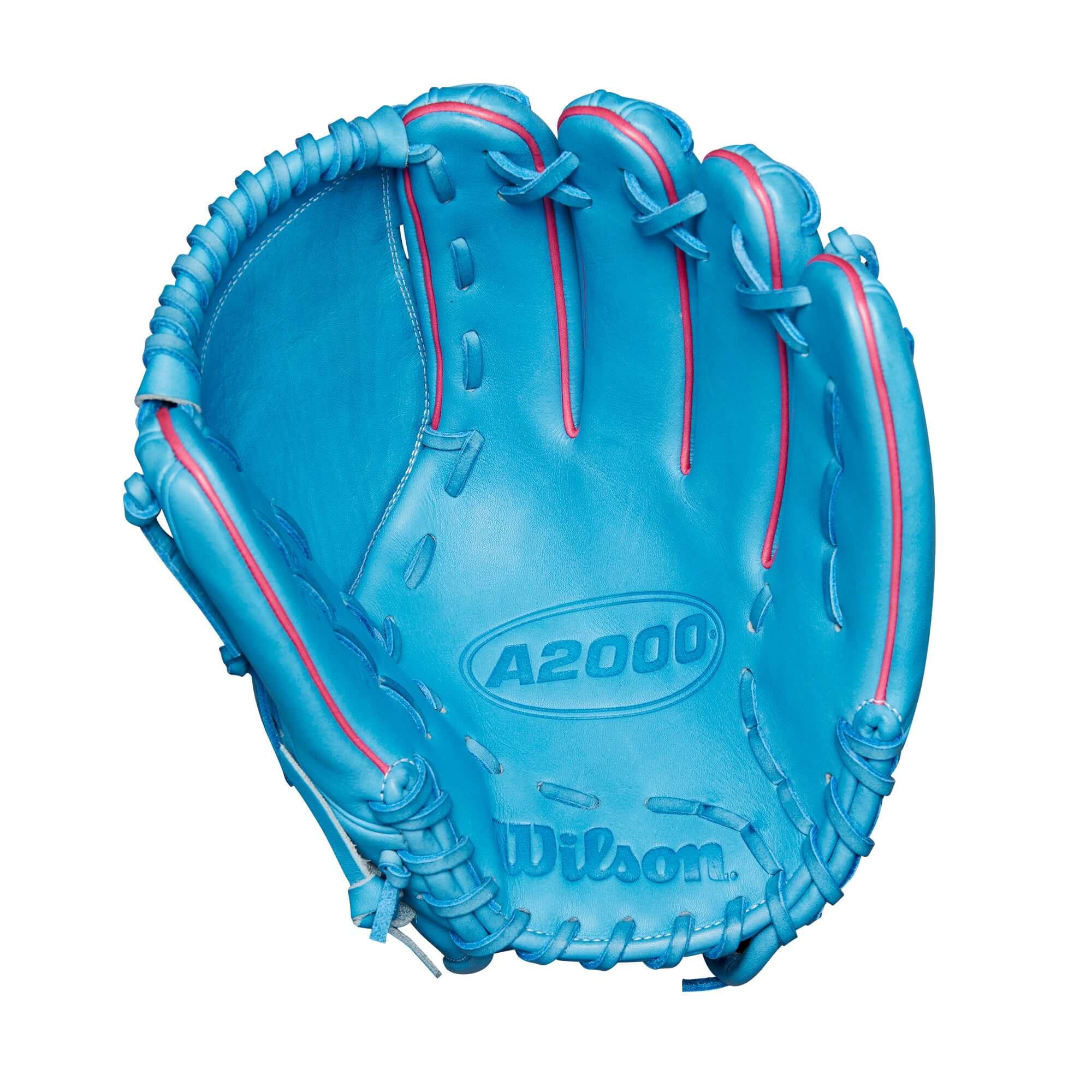Wilson A2000 May 2024 Glove of the Month (GOTM) B23 Sky Blue/Flamingo Pink 12" - Image 3