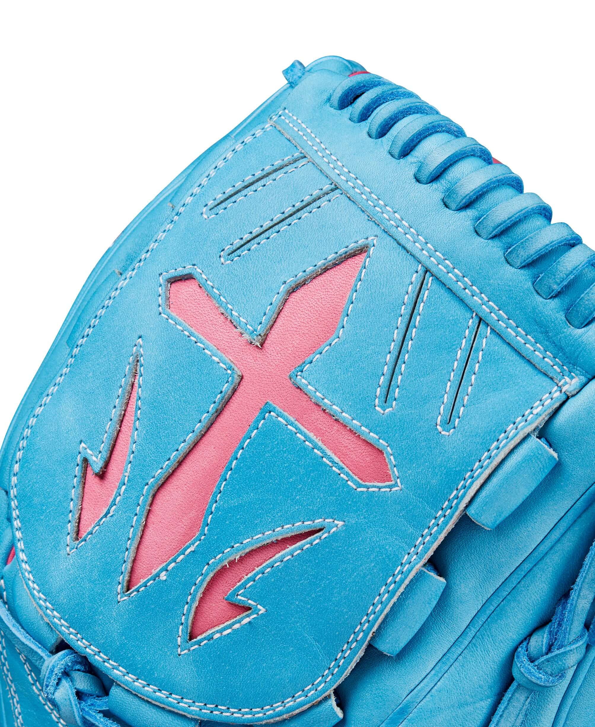Wilson A2000 May 2024 Glove of the Month (GOTM) B23 Sky Blue/Flamingo Pink 12" - Image 6